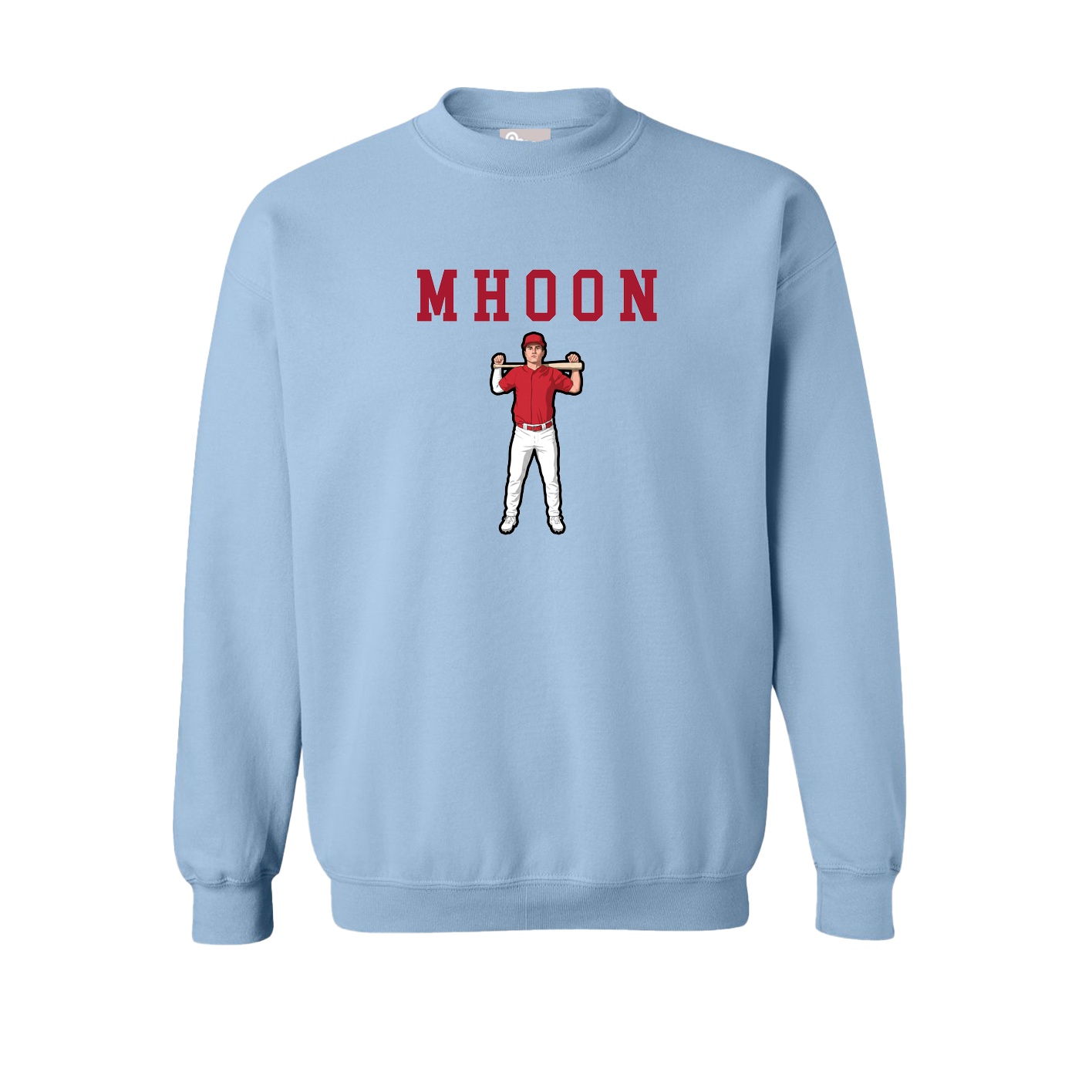 Fleece Crew — Shirsey in Light Blue