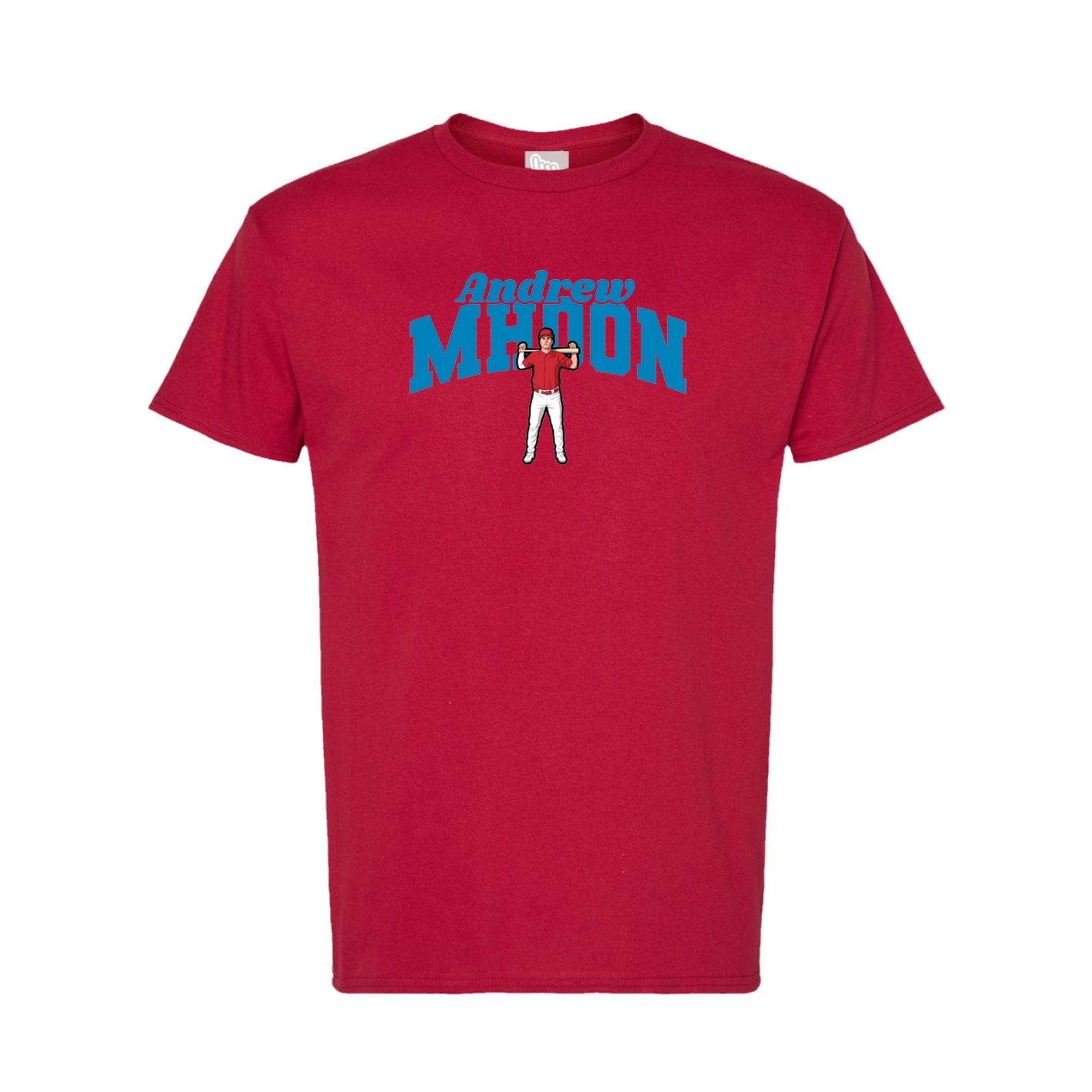 Tee — Signature Arch in Crimson