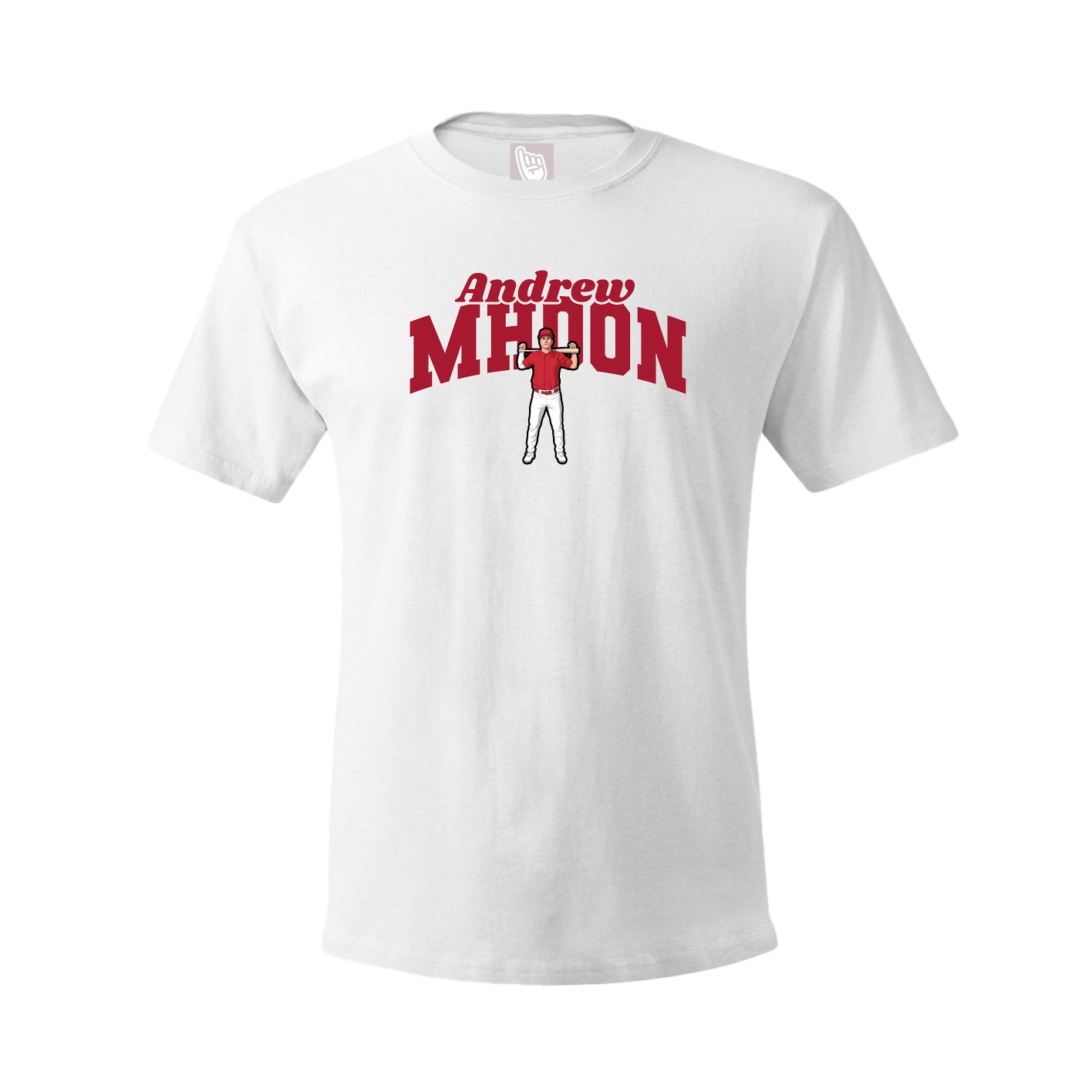 Youth Tee — Signature Arch in White