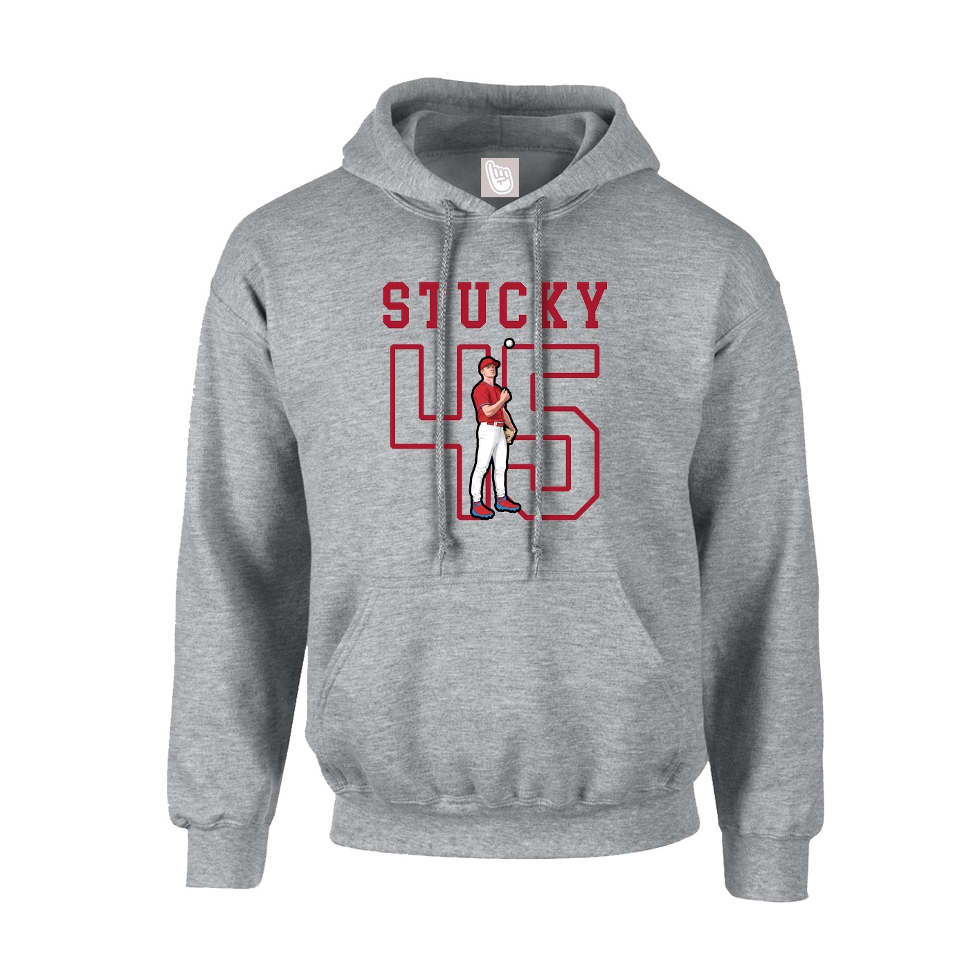 Hoodie — Shirsey in Grey