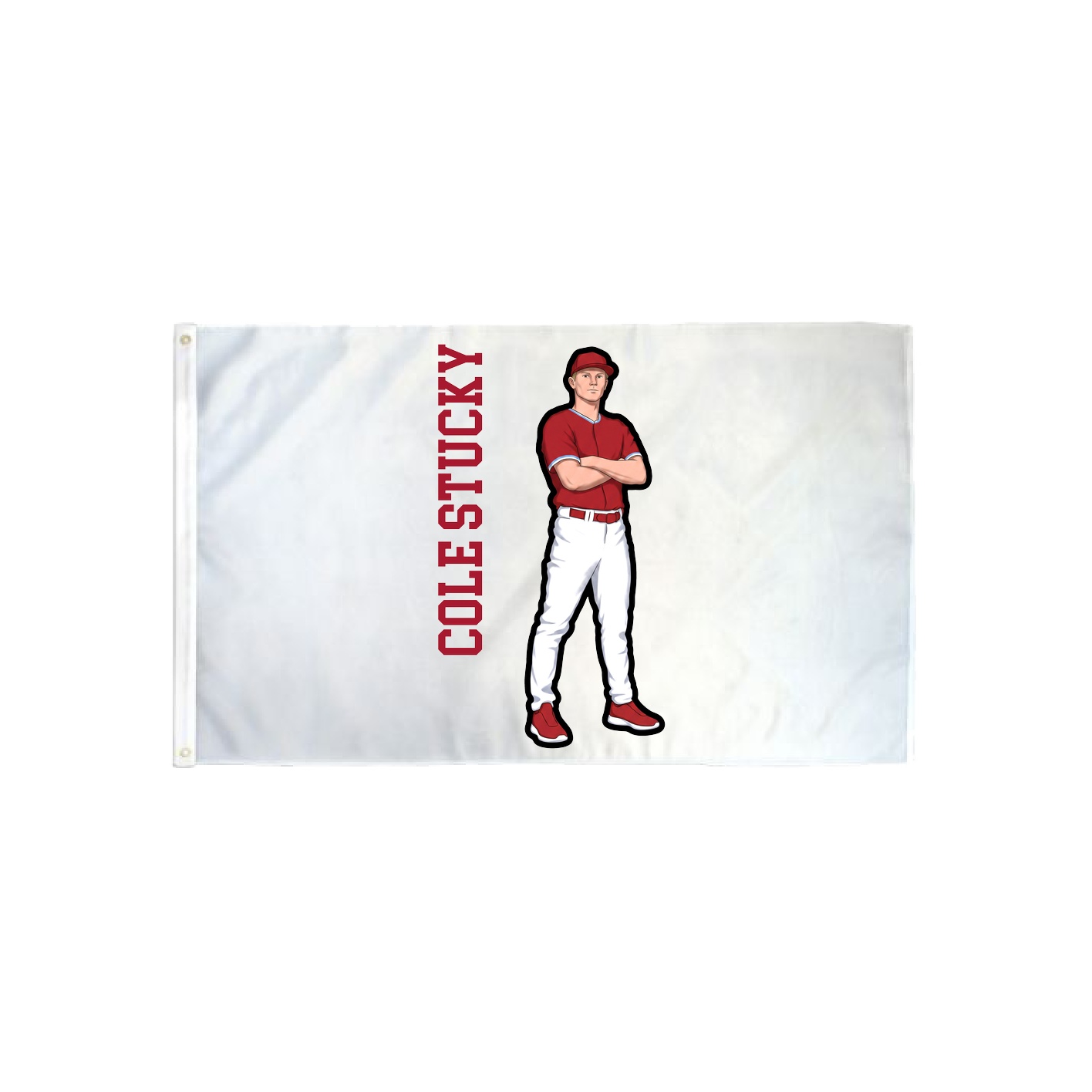 3x5 Flag — Name Vertical in Classic