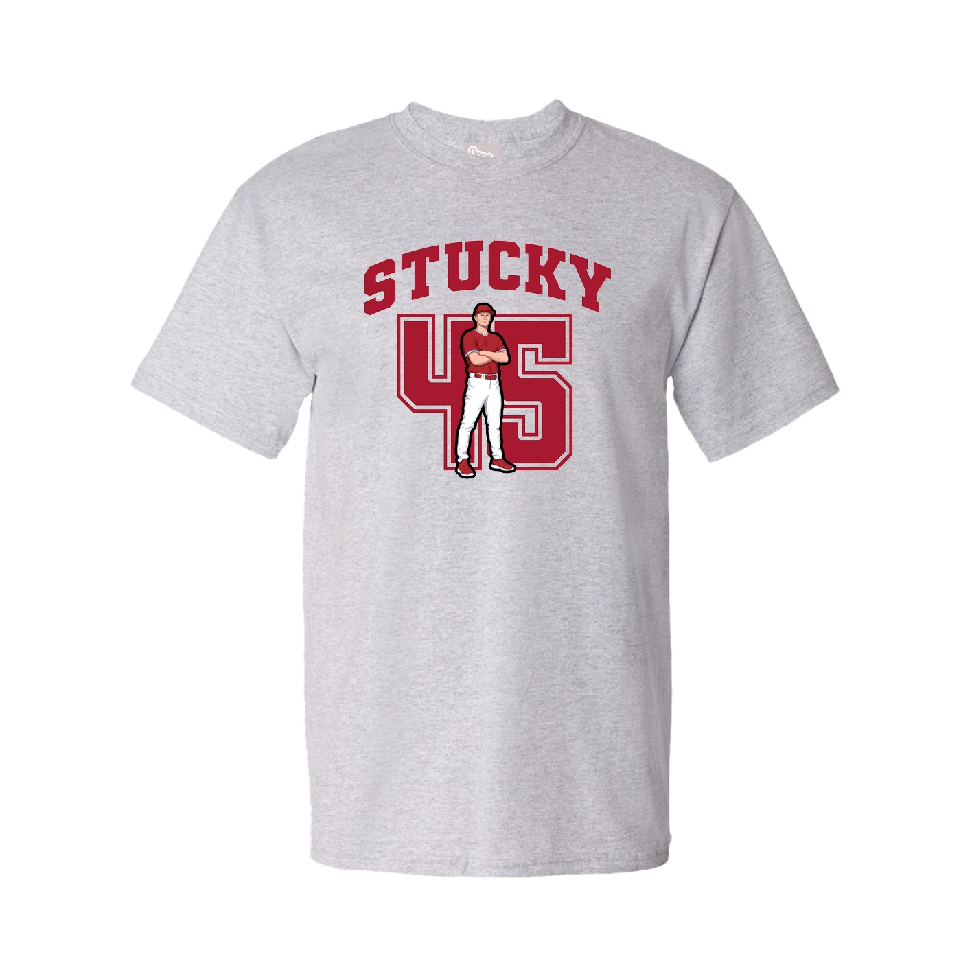 Youth Tee — Number in Grey