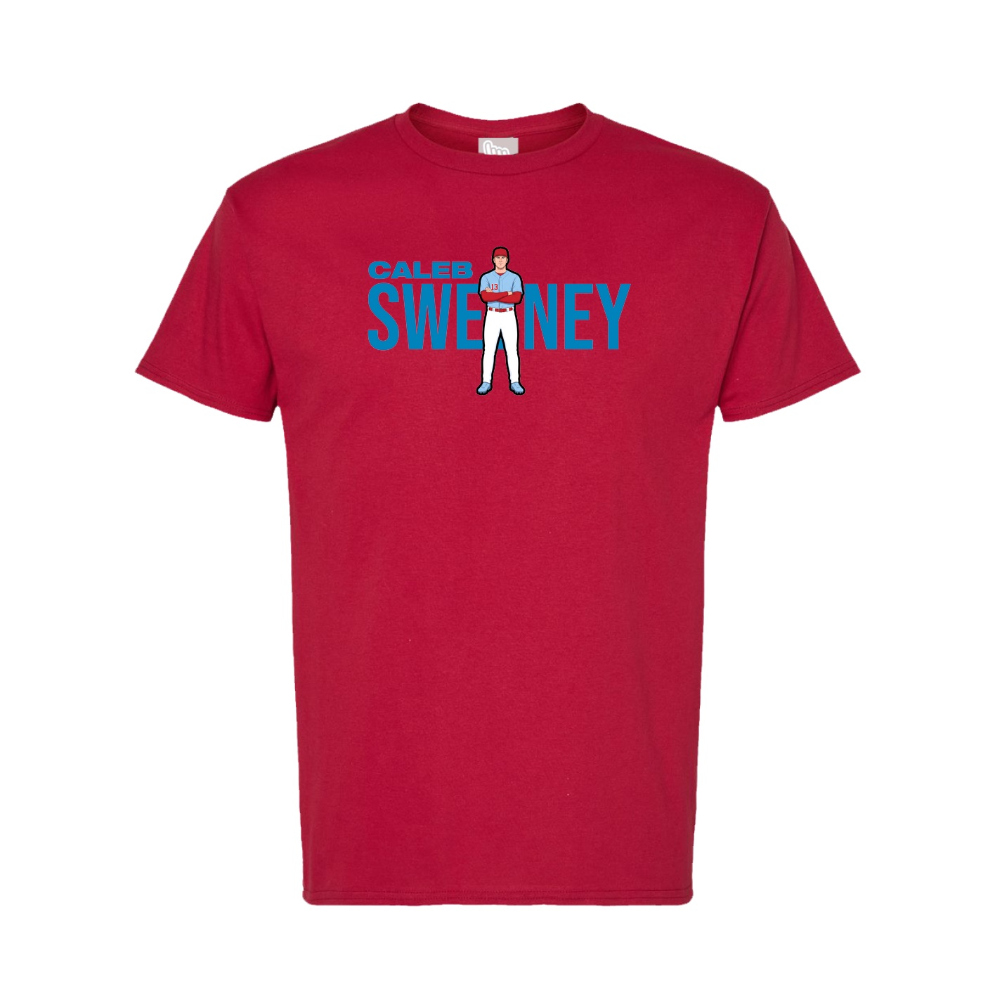 Tee — Player Name in Crimson