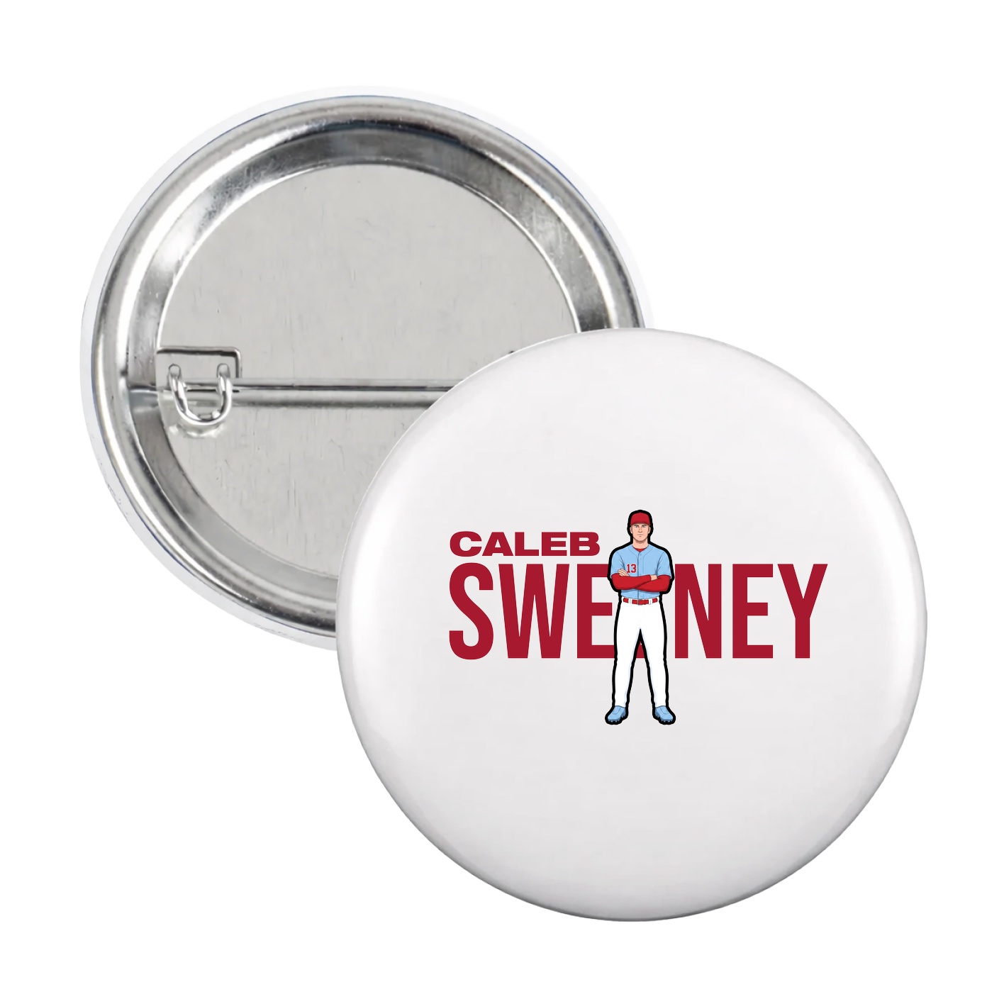 Game Day Button — Player Name in White