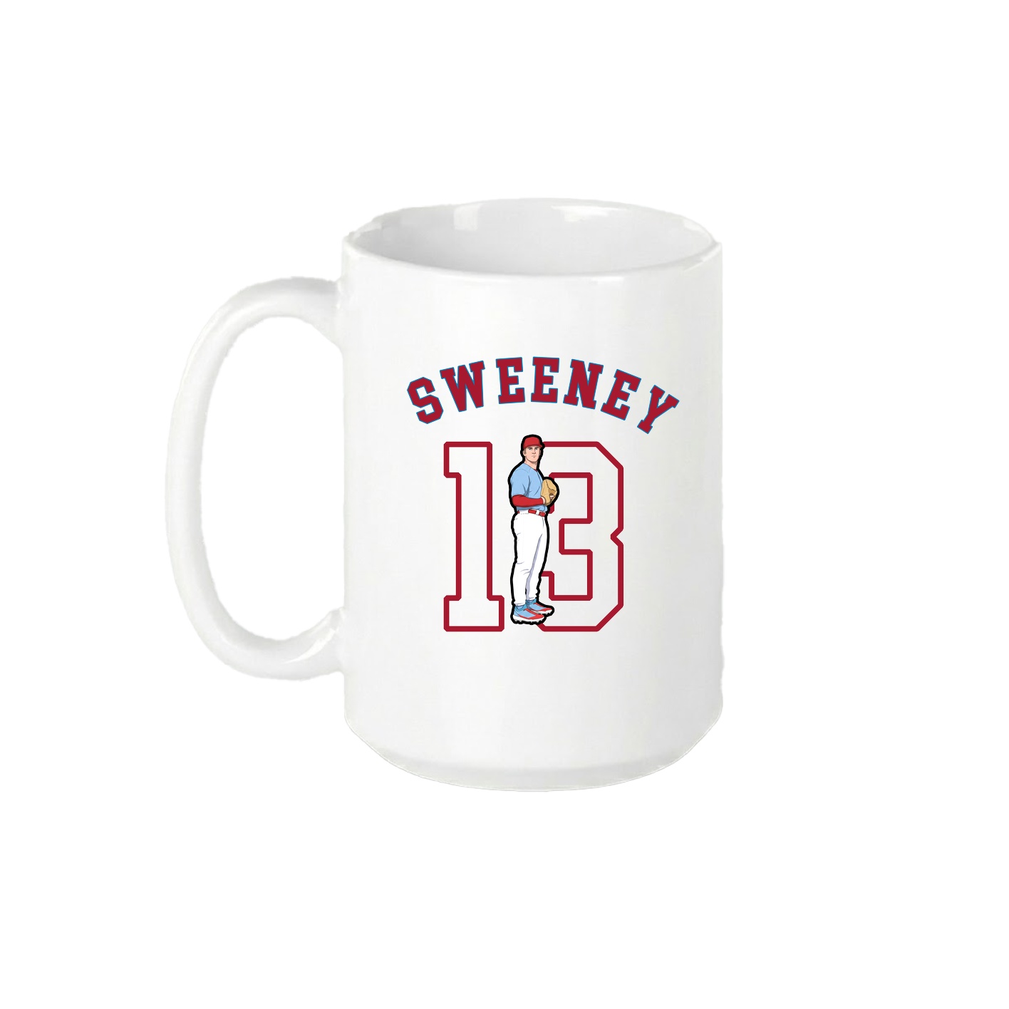 15oz Coffee Mug — Shirsey Arch in White