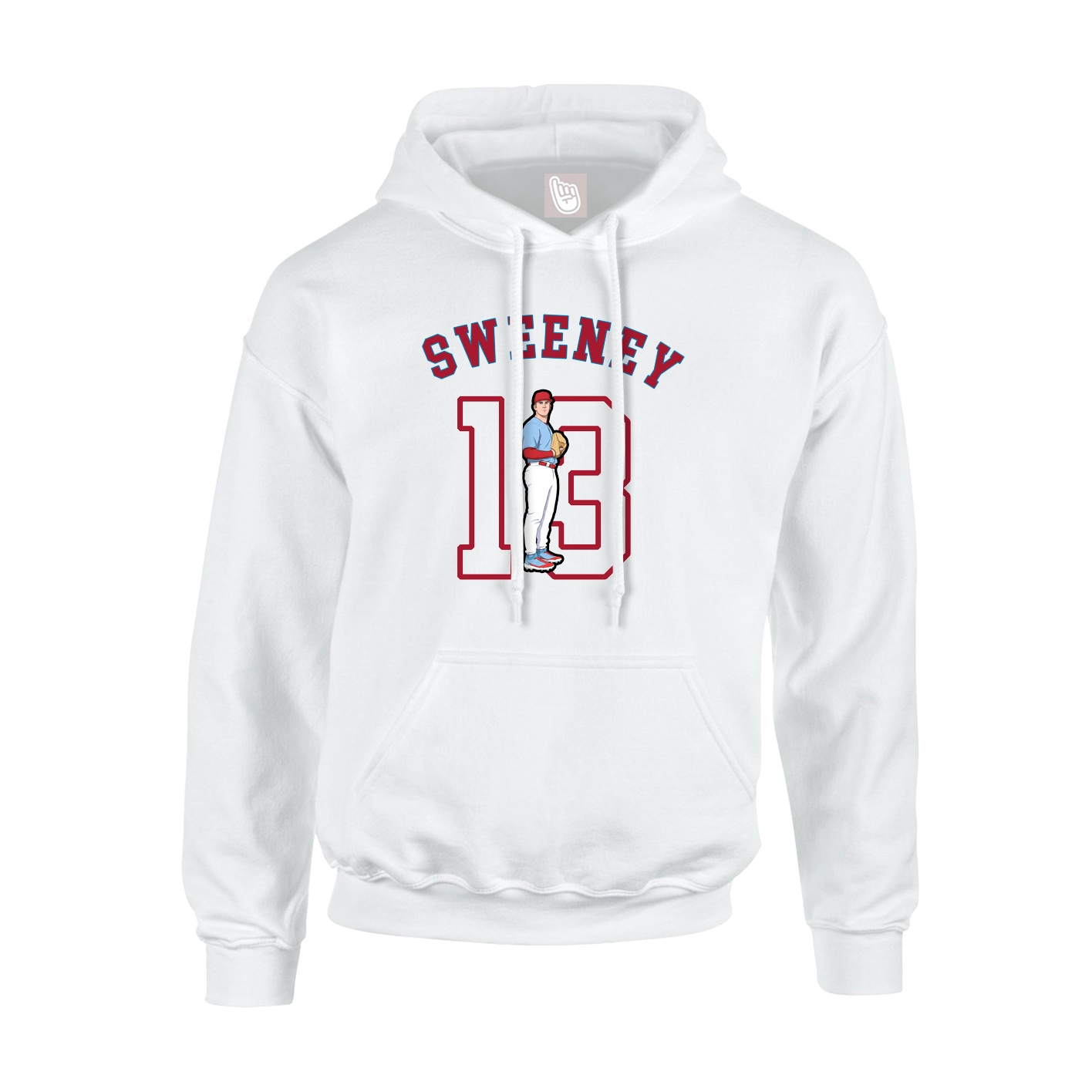 Youth Hoodie — Shirsey Arch in White