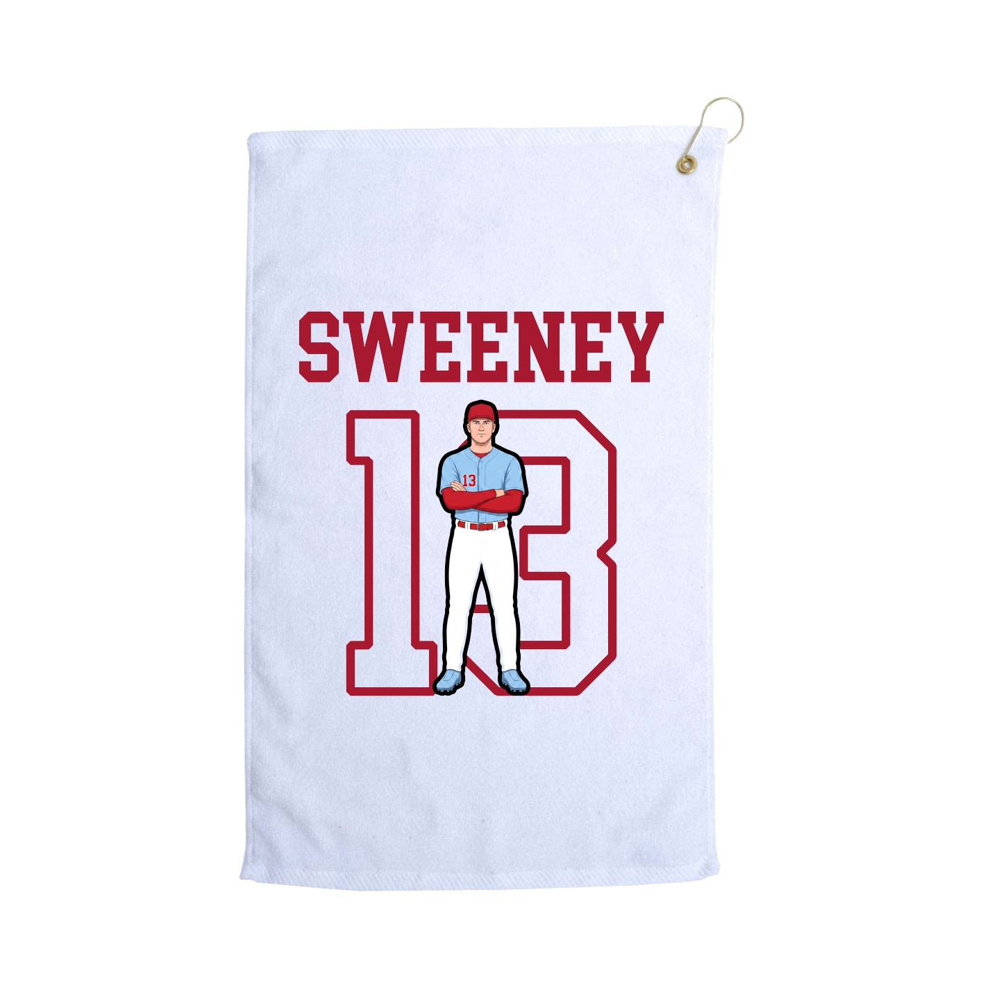Golf Towel — Shirsey in White
