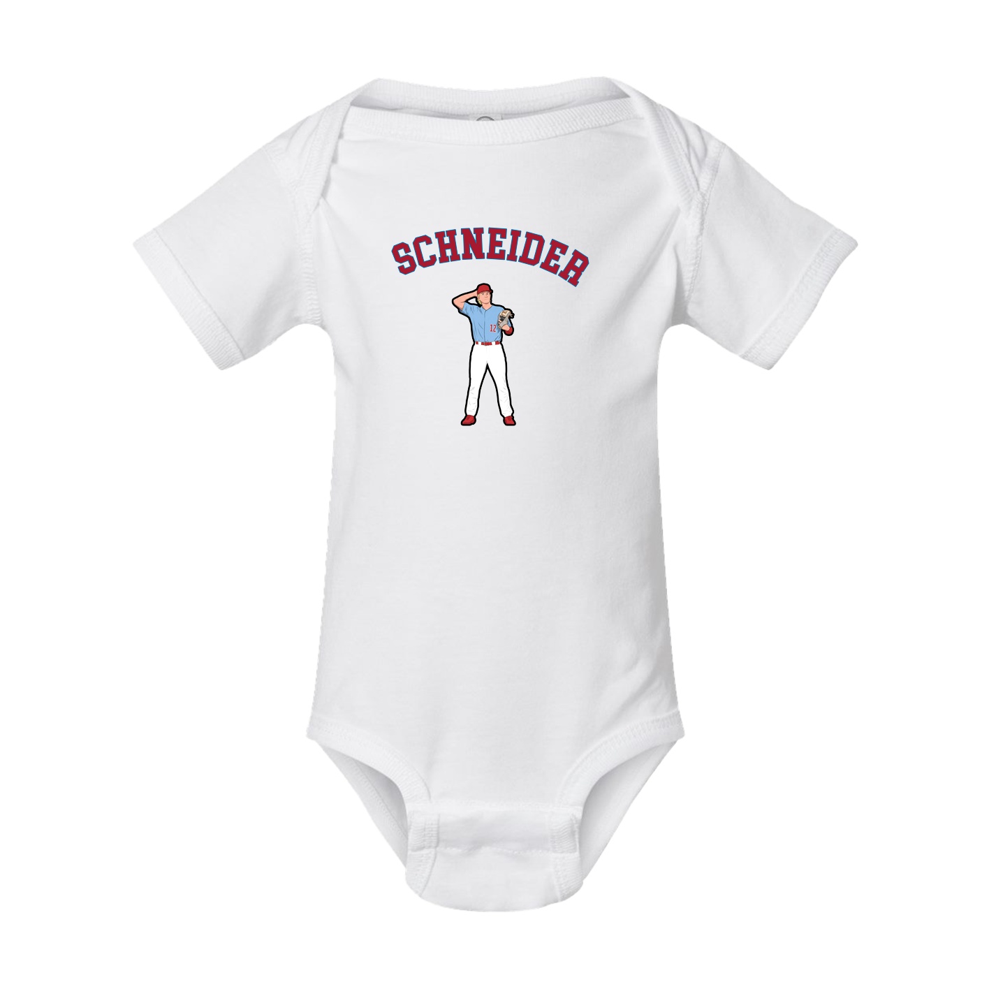Baby Onesie — Shirsey Arch in White