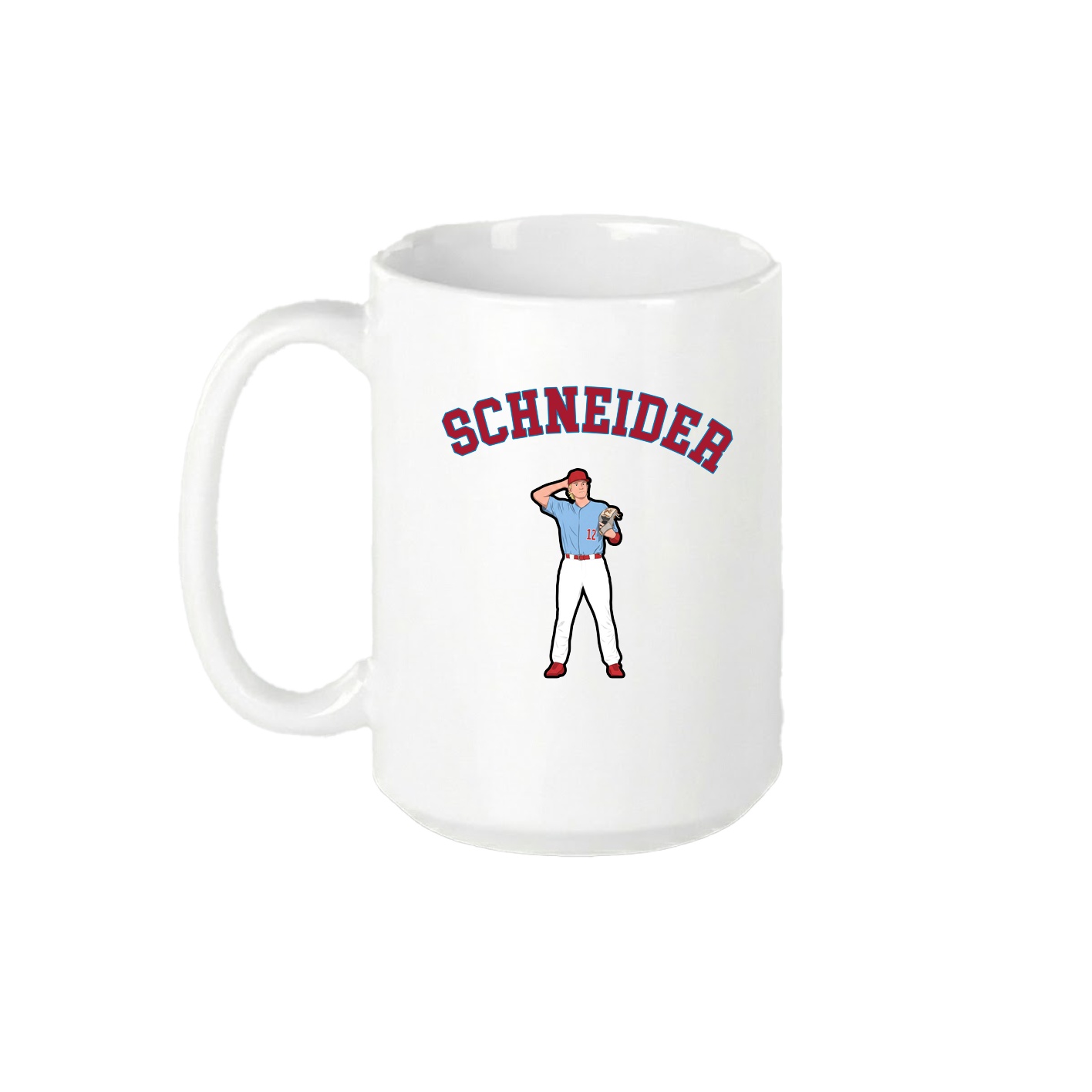 15oz Coffee Mug — Shirsey Arch in White