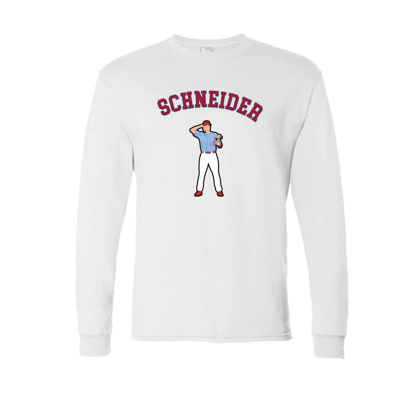 Long Sleeve Tee — Shirsey Arch in White