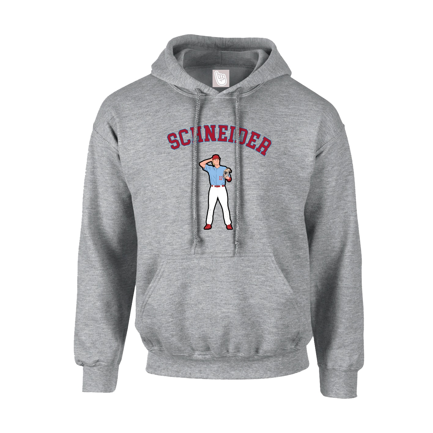 Youth Hoodie — Shirsey Arch in Grey