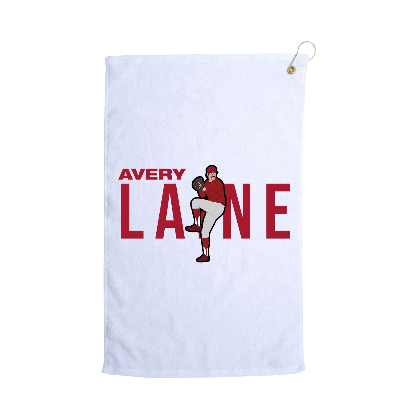 Golf Towel — Player Name in White