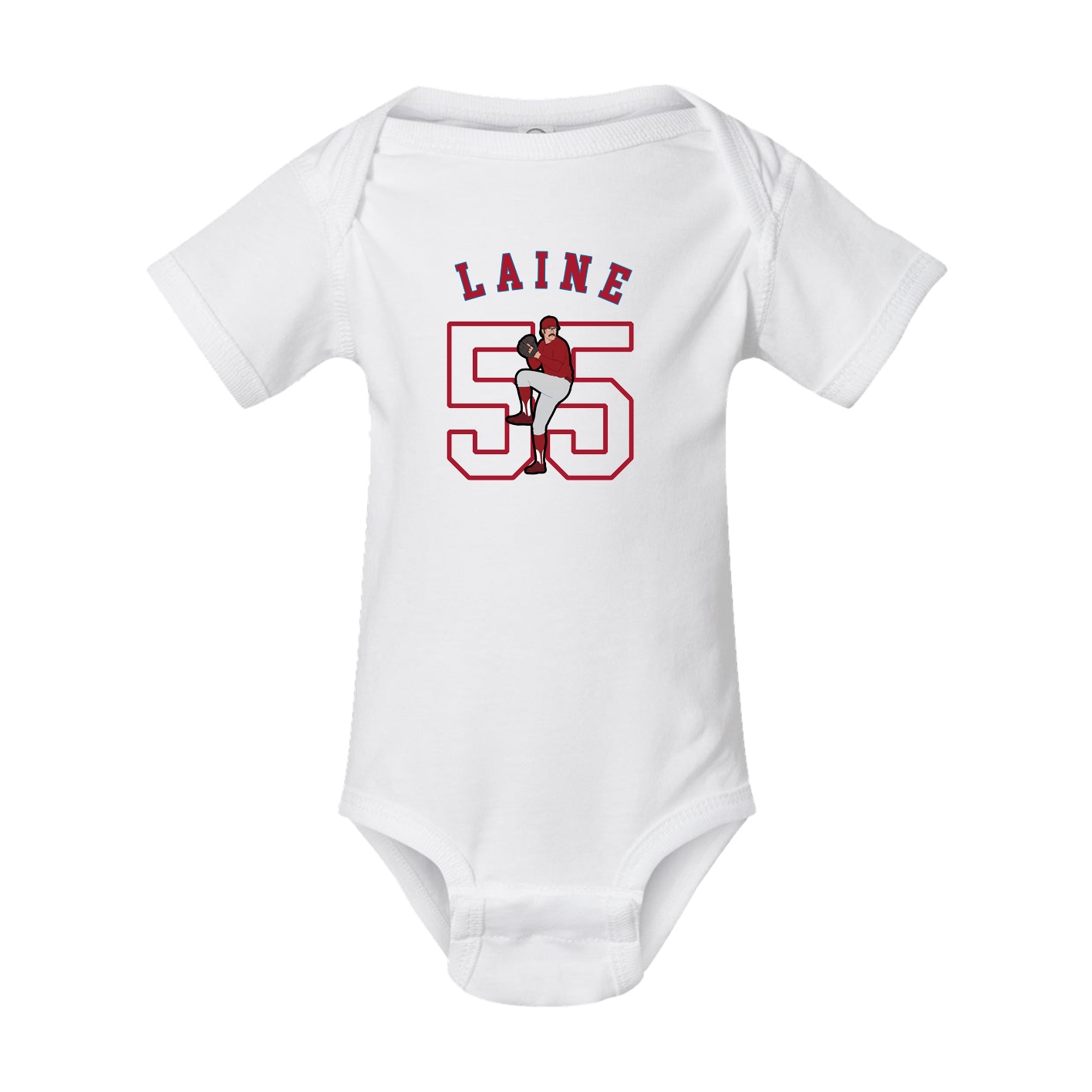 Baby Onesie — Shirsey Arch in White