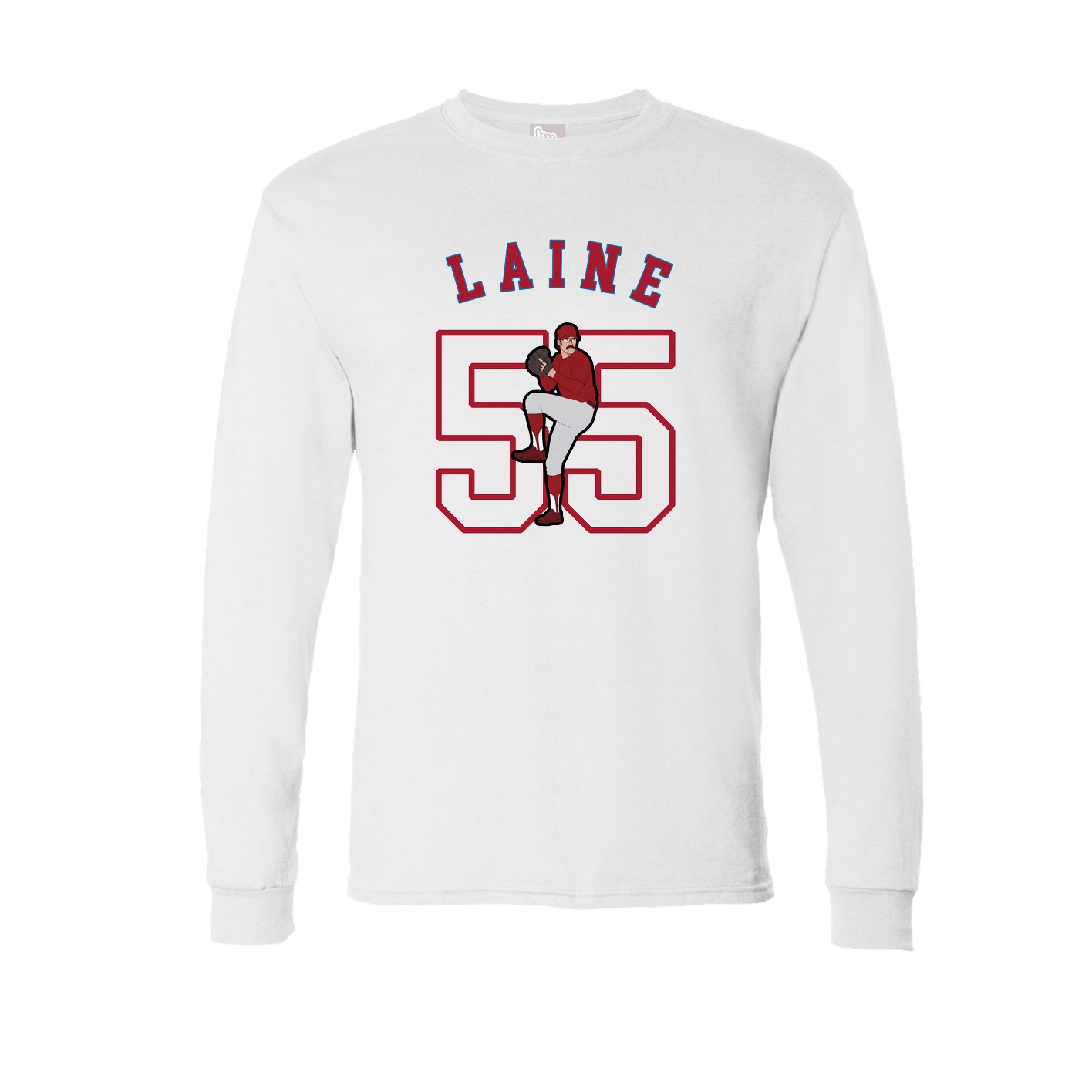 Long Sleeve Tee — Shirsey Arch in White