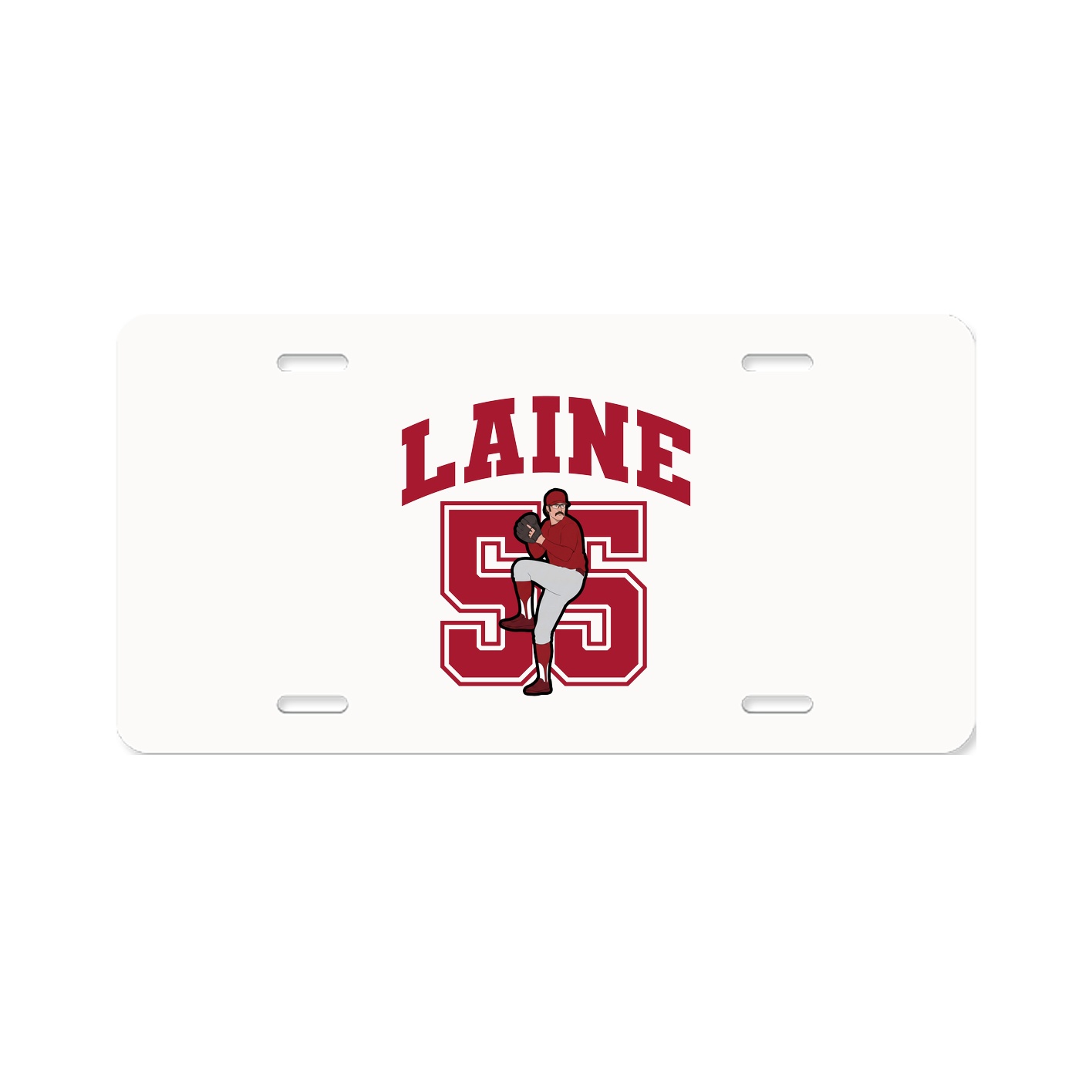 License Plate — Number in Classic