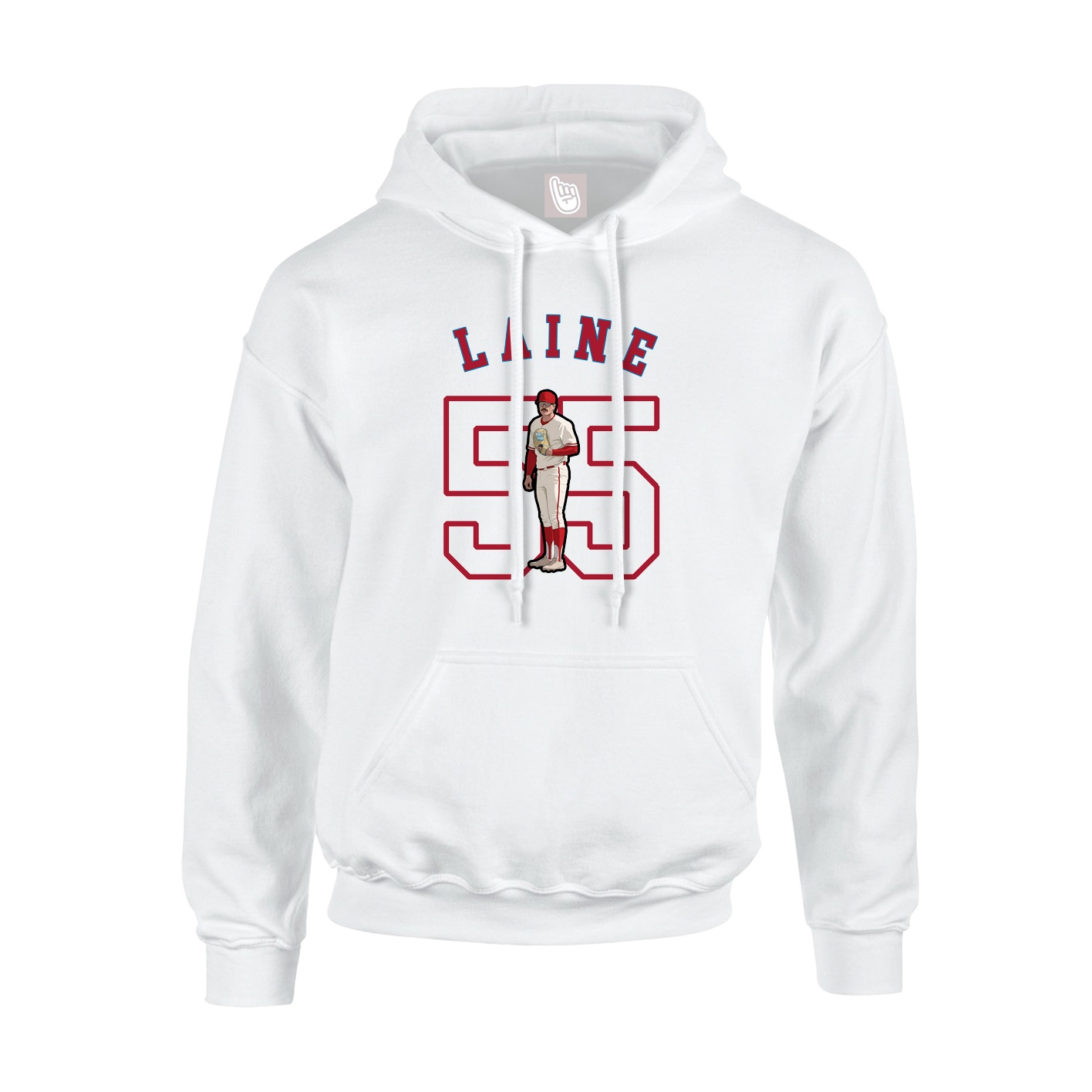 Youth Hoodie — Shirsey Arch in White