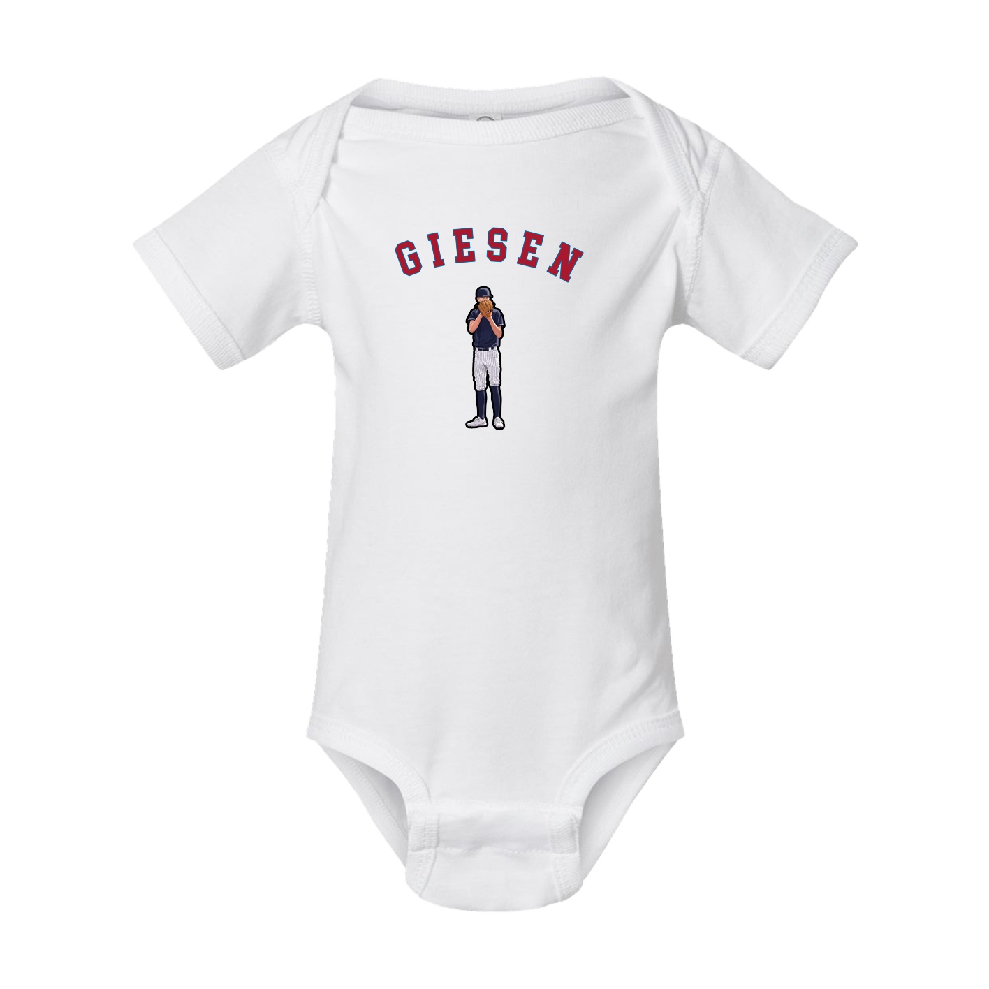 Baby Onesie — Shirsey Arch in White