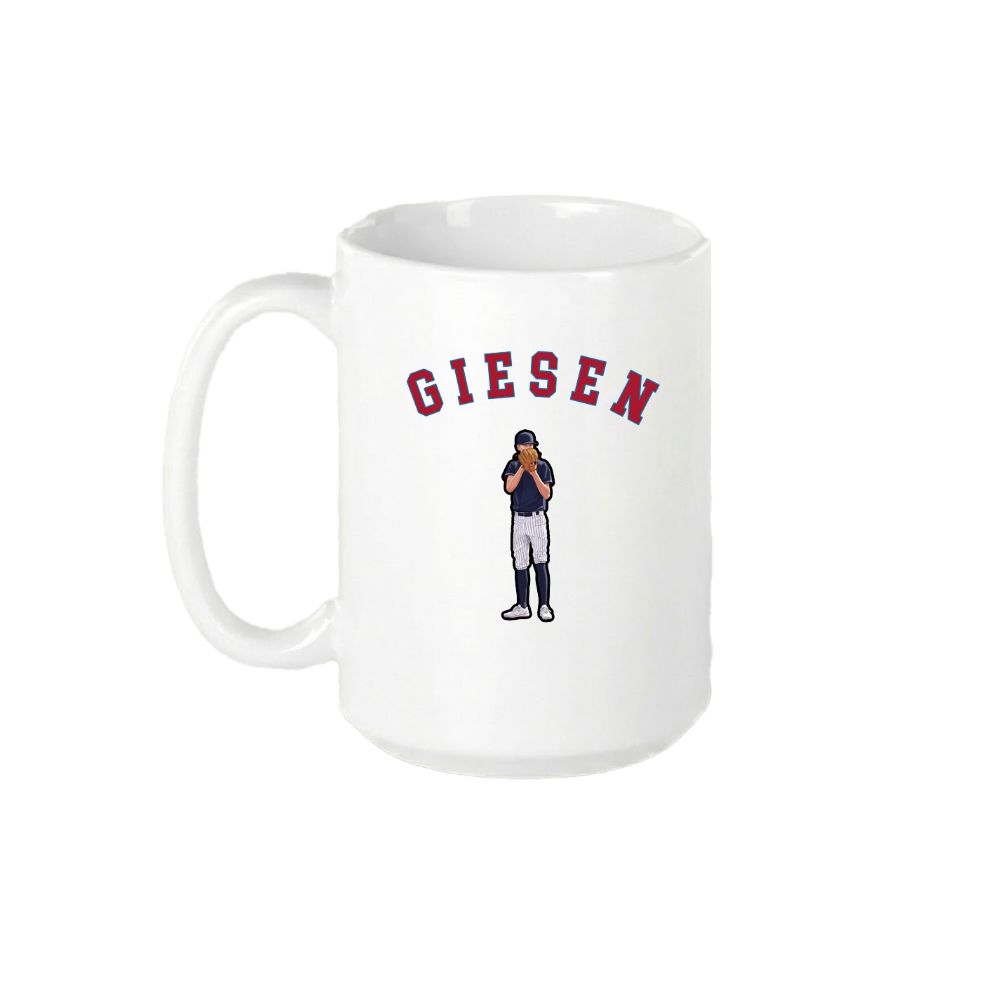 15oz Coffee Mug — Shirsey Arch in White