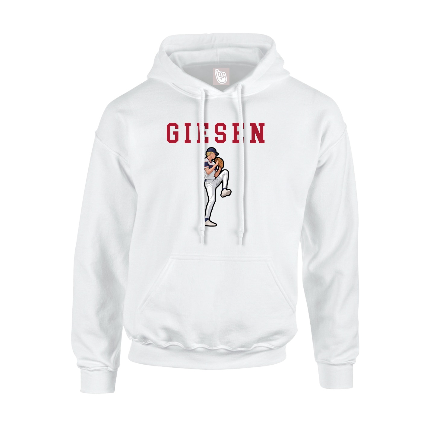 Hoodie — Shirsey in White