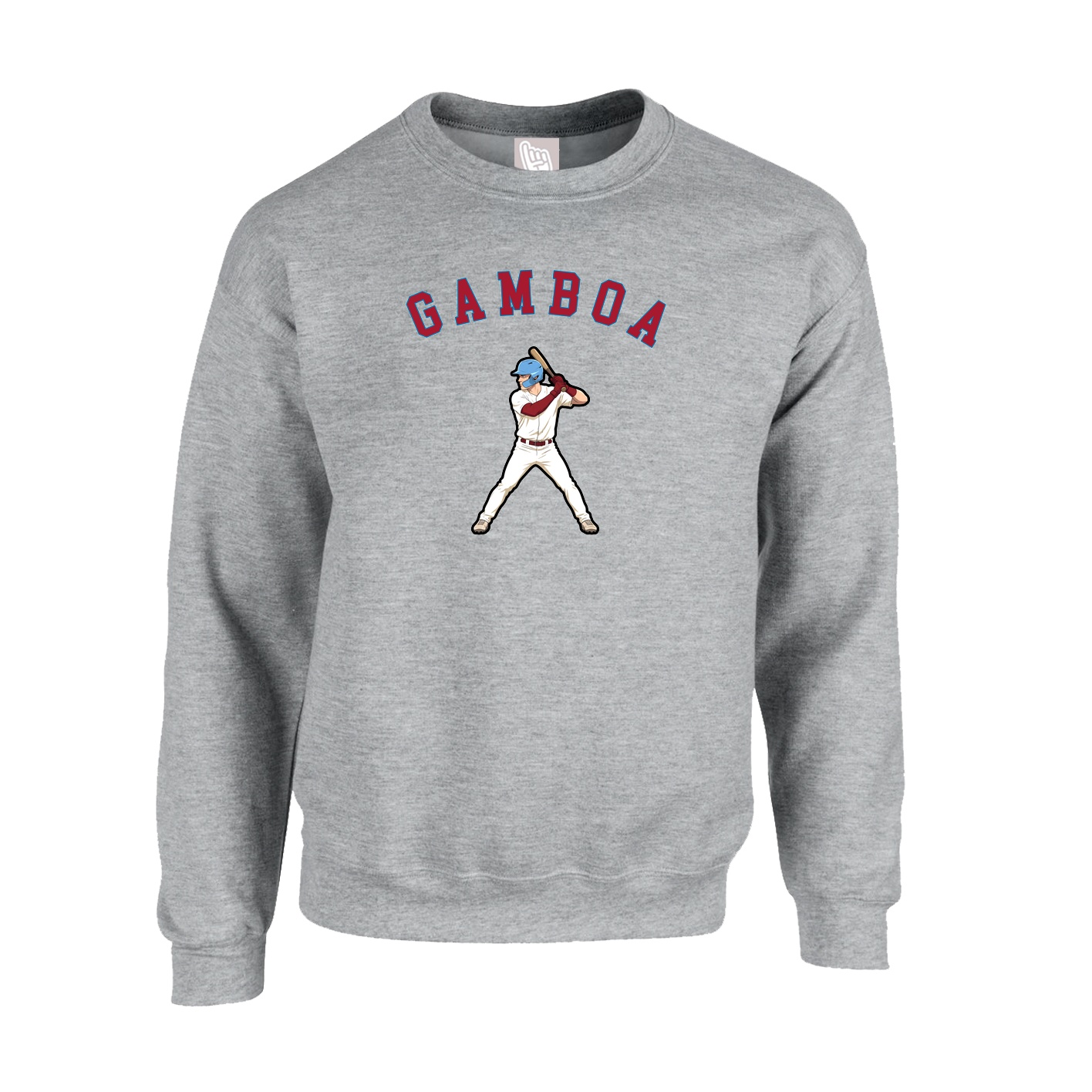 Fleece Crew — Shirsey Arch in Grey