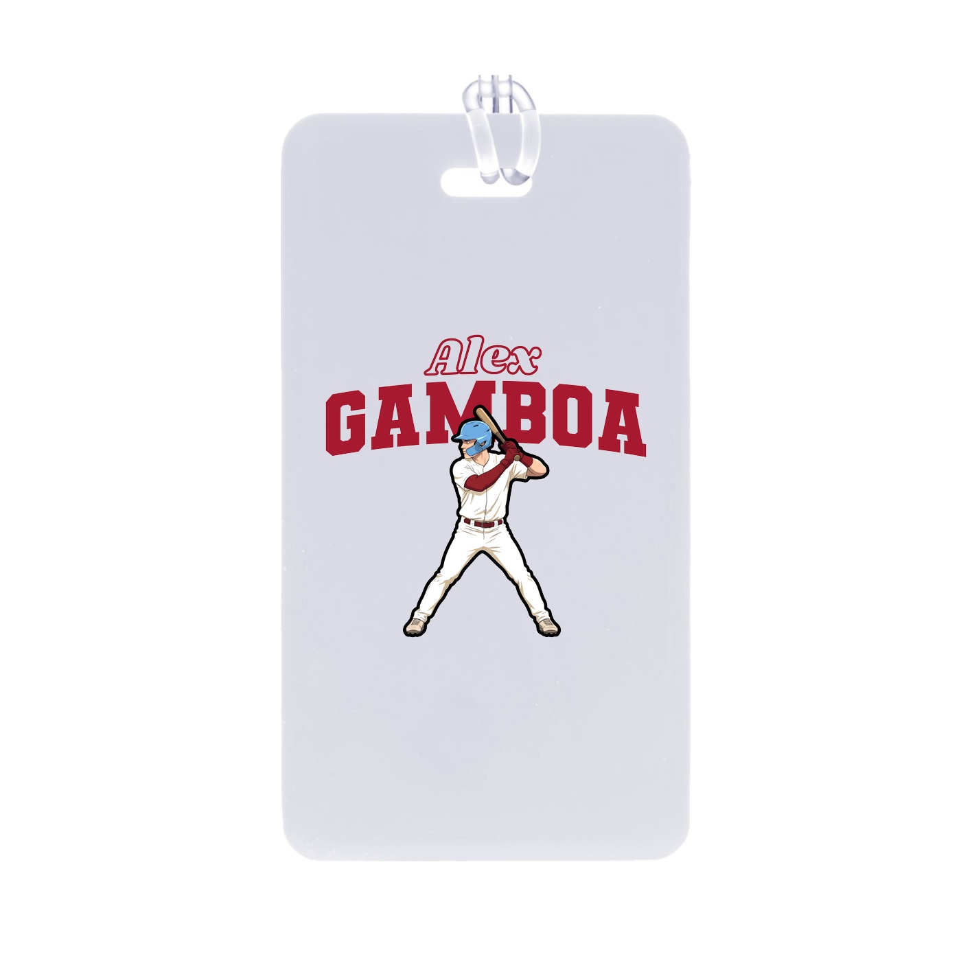 Bag Tag — Name Arch in Classic