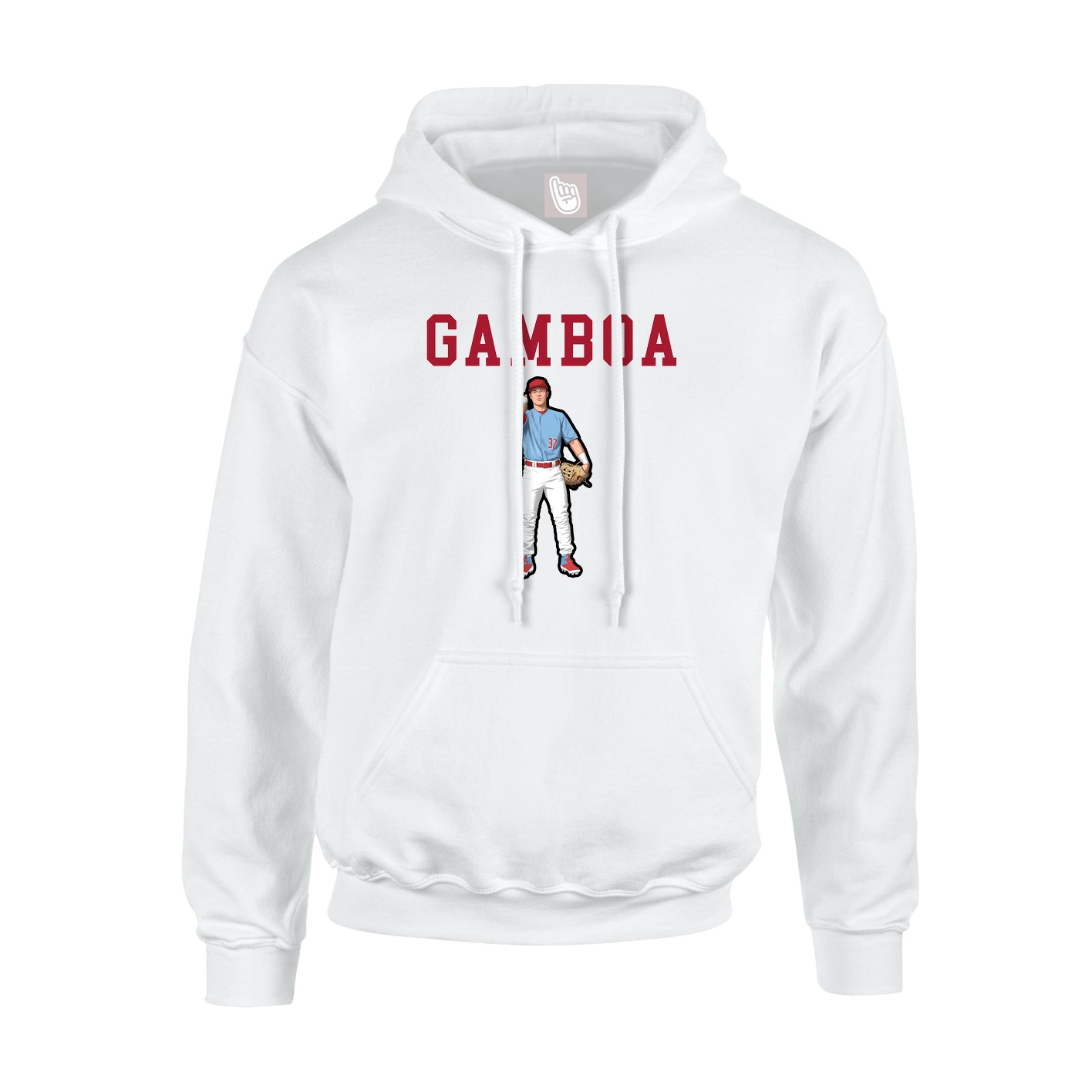 Hoodie — Shirsey in White