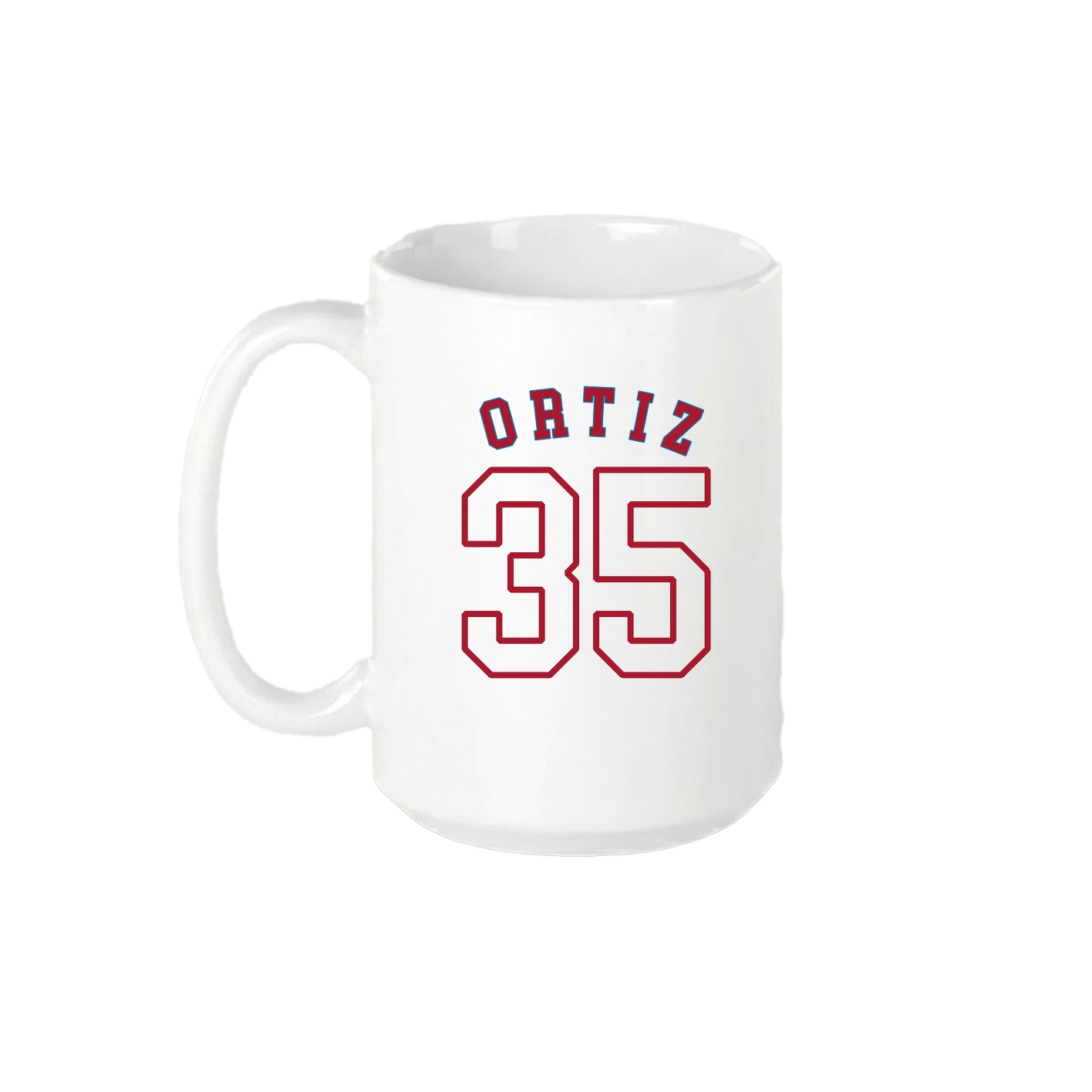 15oz Coffee Mug — Shirsey Arch in White