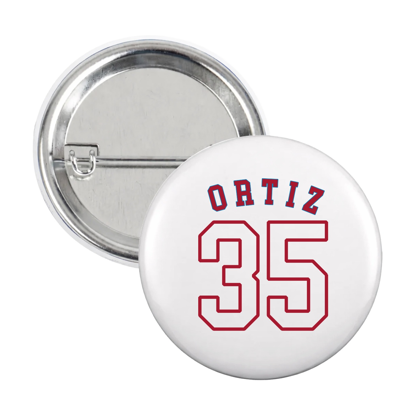 Game Day Button — Shirsey Arch in White