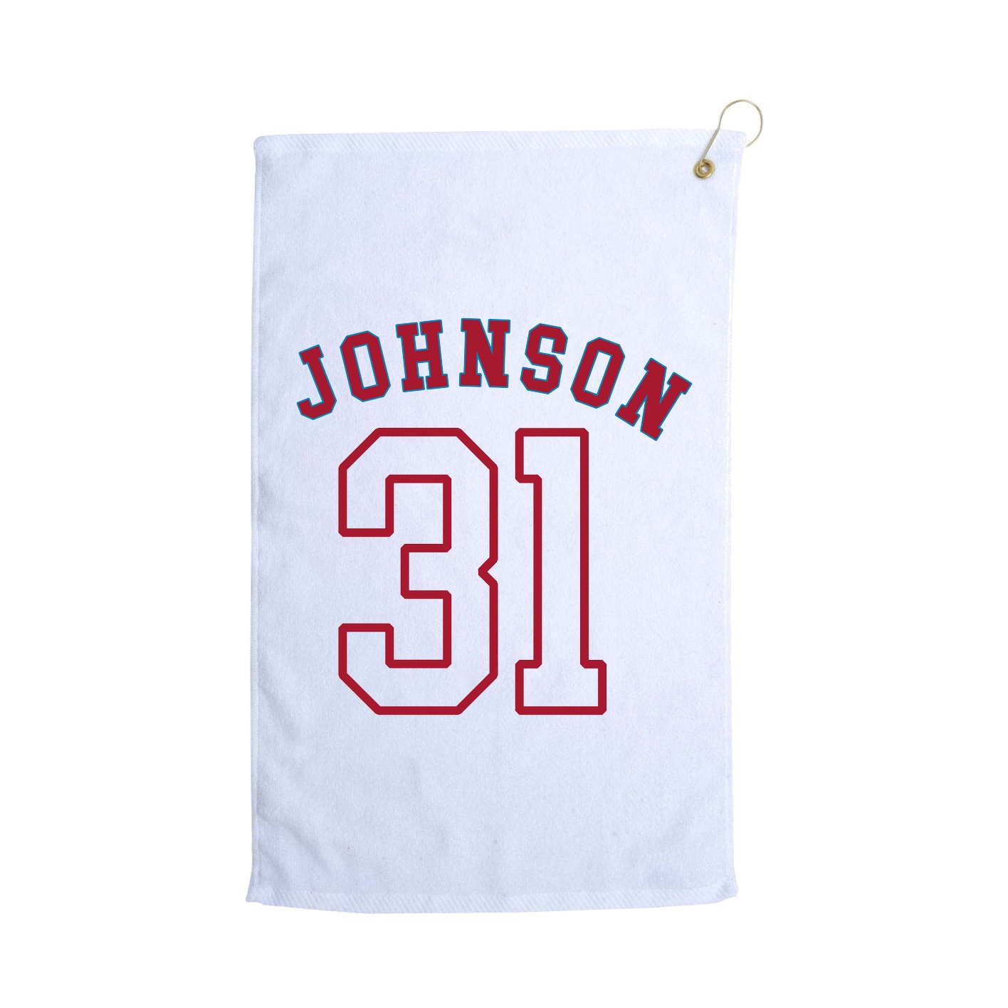 Golf Towel — Shirsey Arch in White