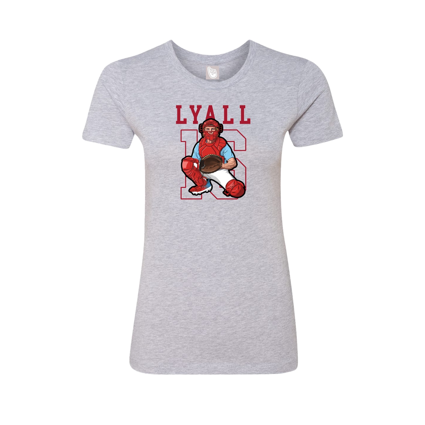 Fitted Women's Tee — Shirsey in Grey