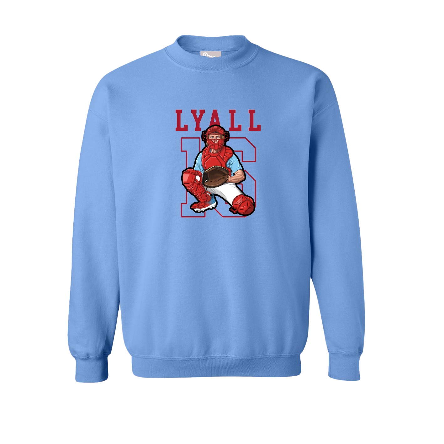 Fleece Crew — Shirsey in Powder Blue