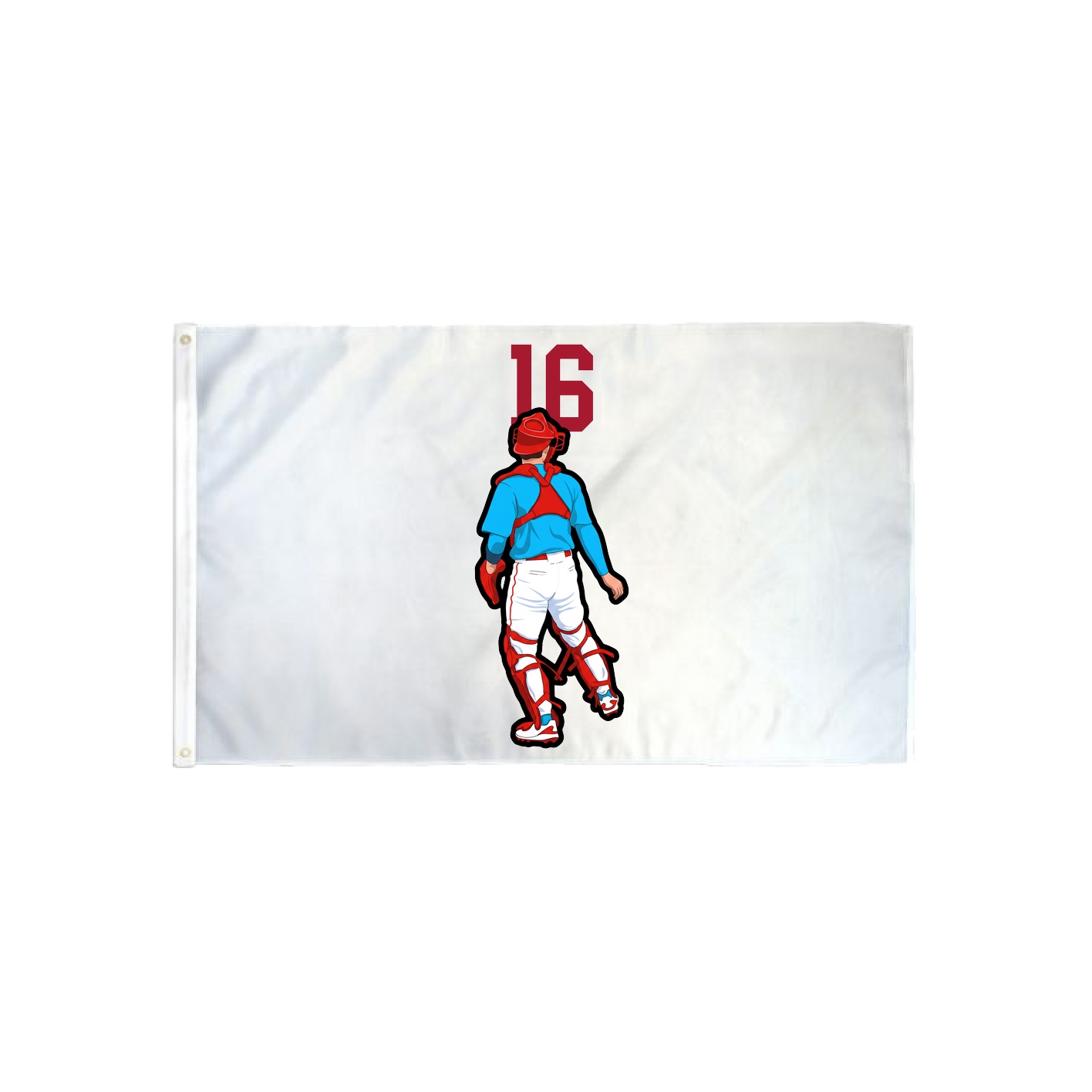 3x5 Flag — Number Top in Classic