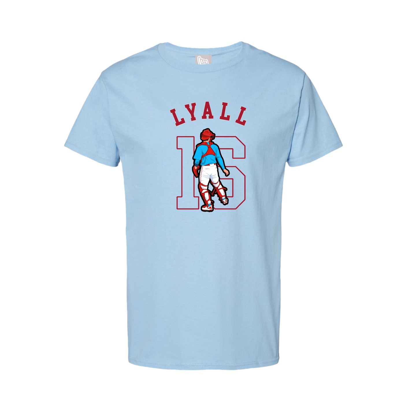 Youth Tee — Shirsey Arch in Light Blue