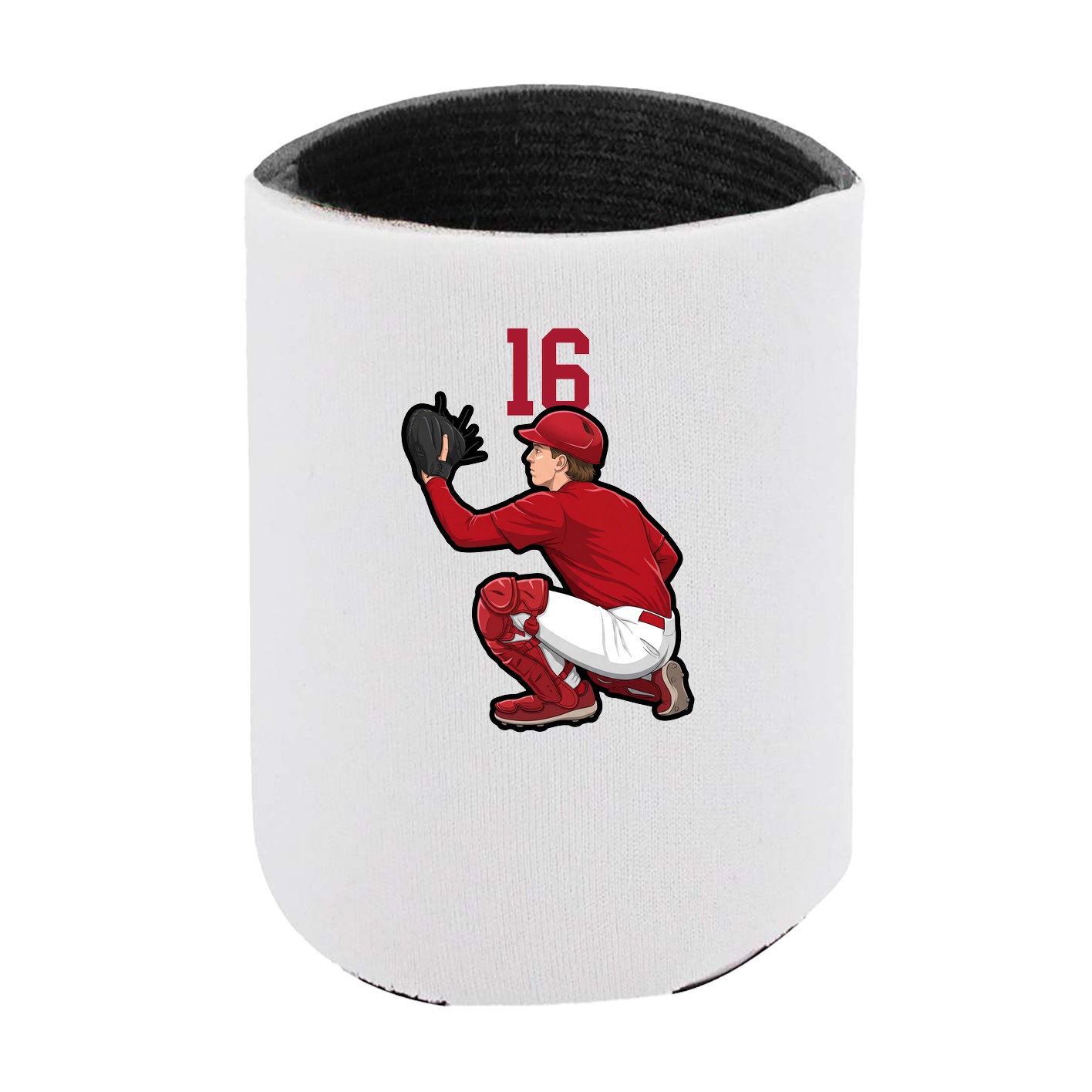 Can Holder — Number Top in White