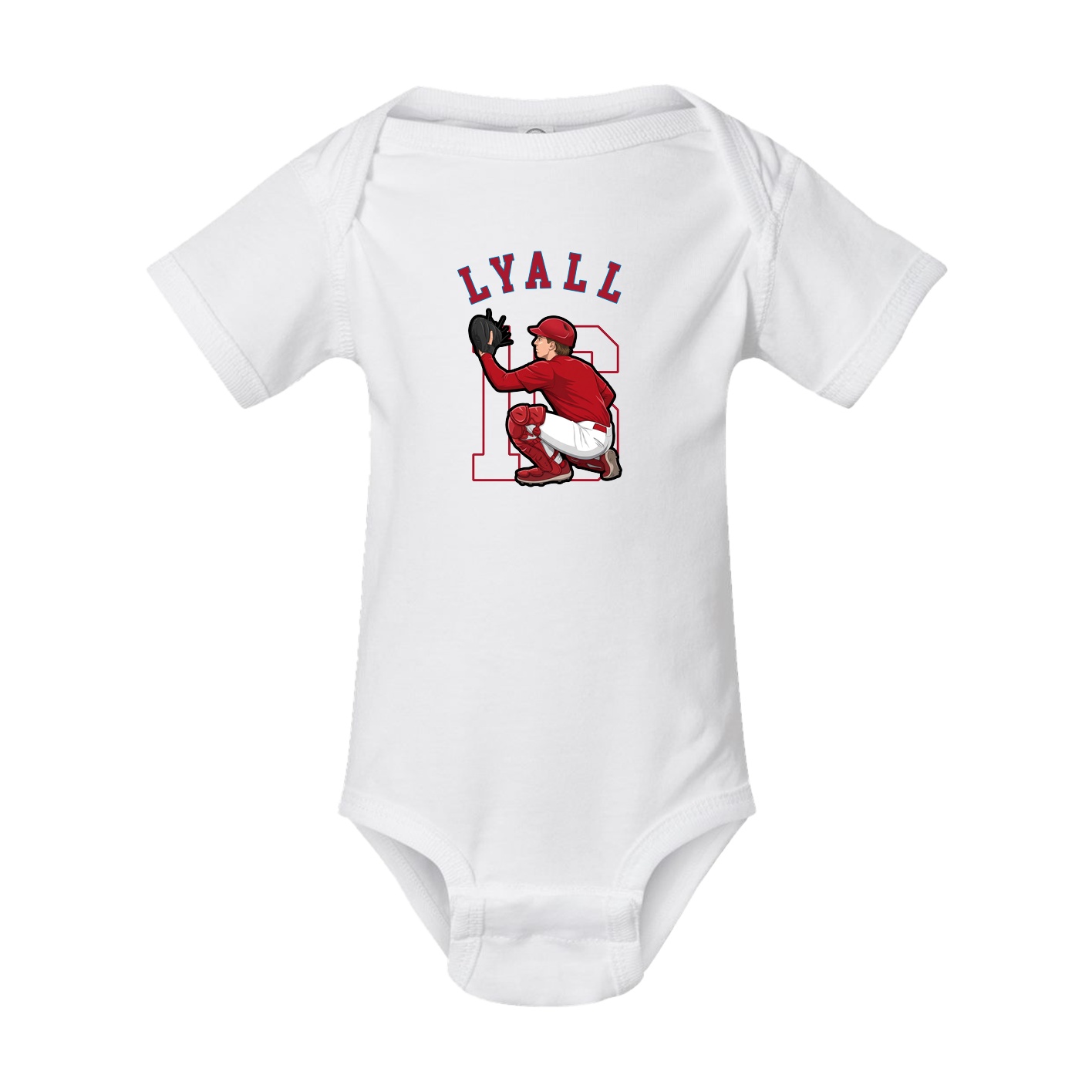 Baby Onesie — Shirsey Arch in White