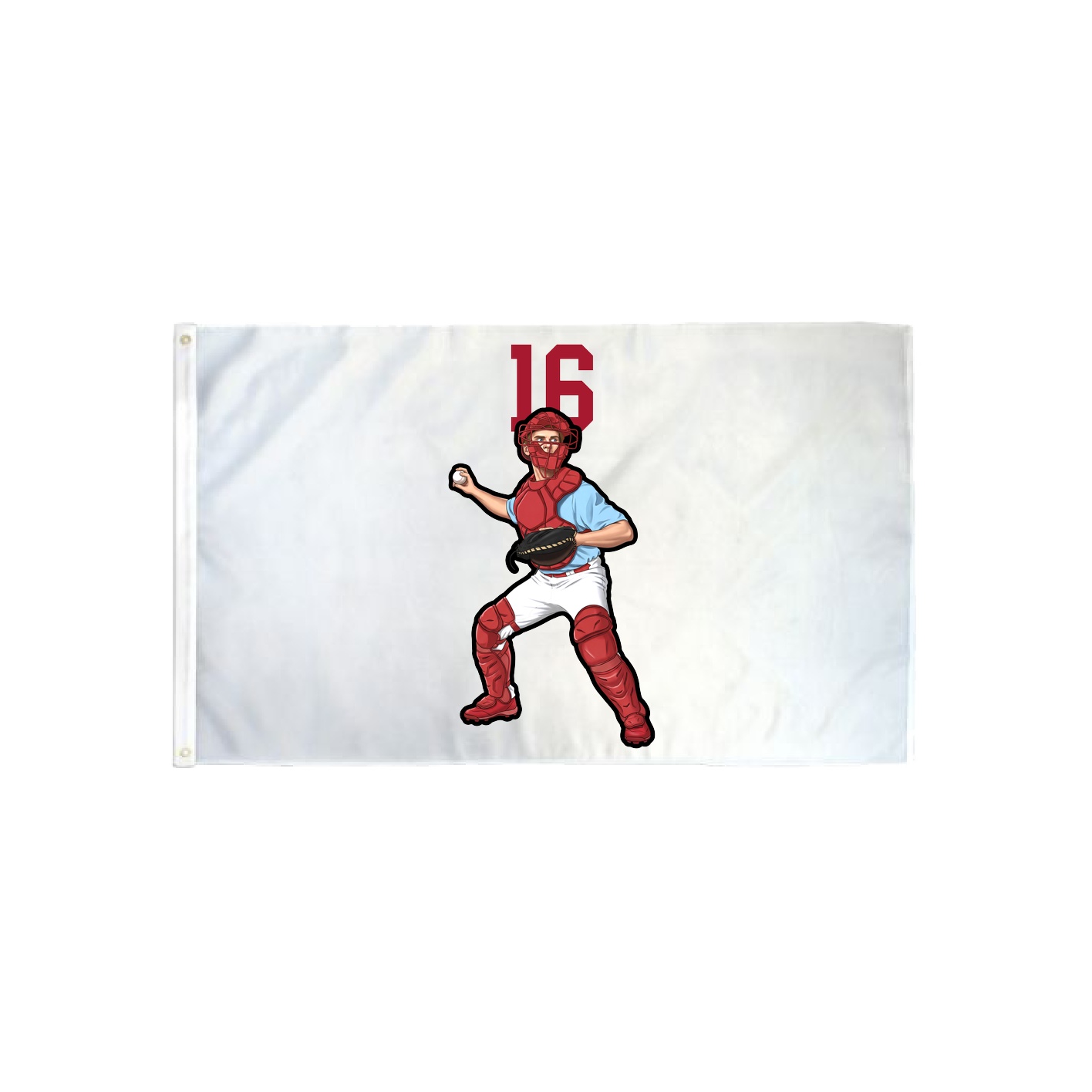 3x5 Flag — Number Top in Classic