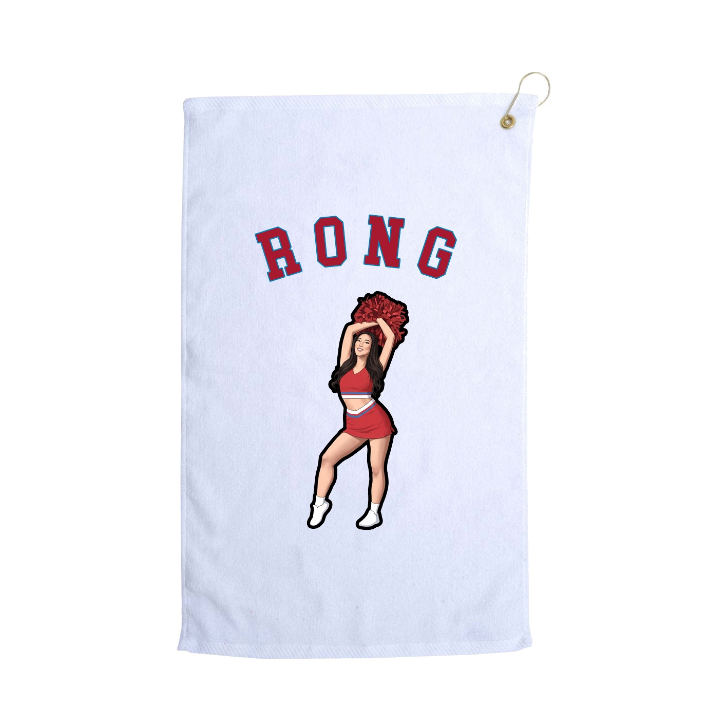 Golf Towel — Shirsey Arch in White