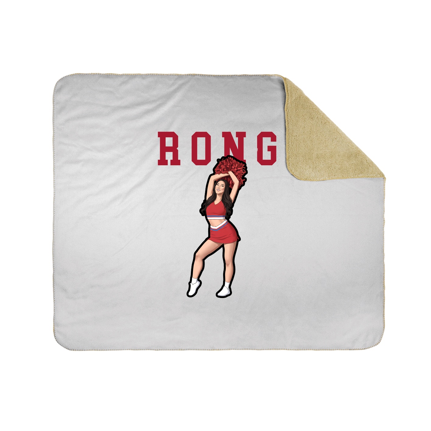 Throw Blanket — Shirsey in White