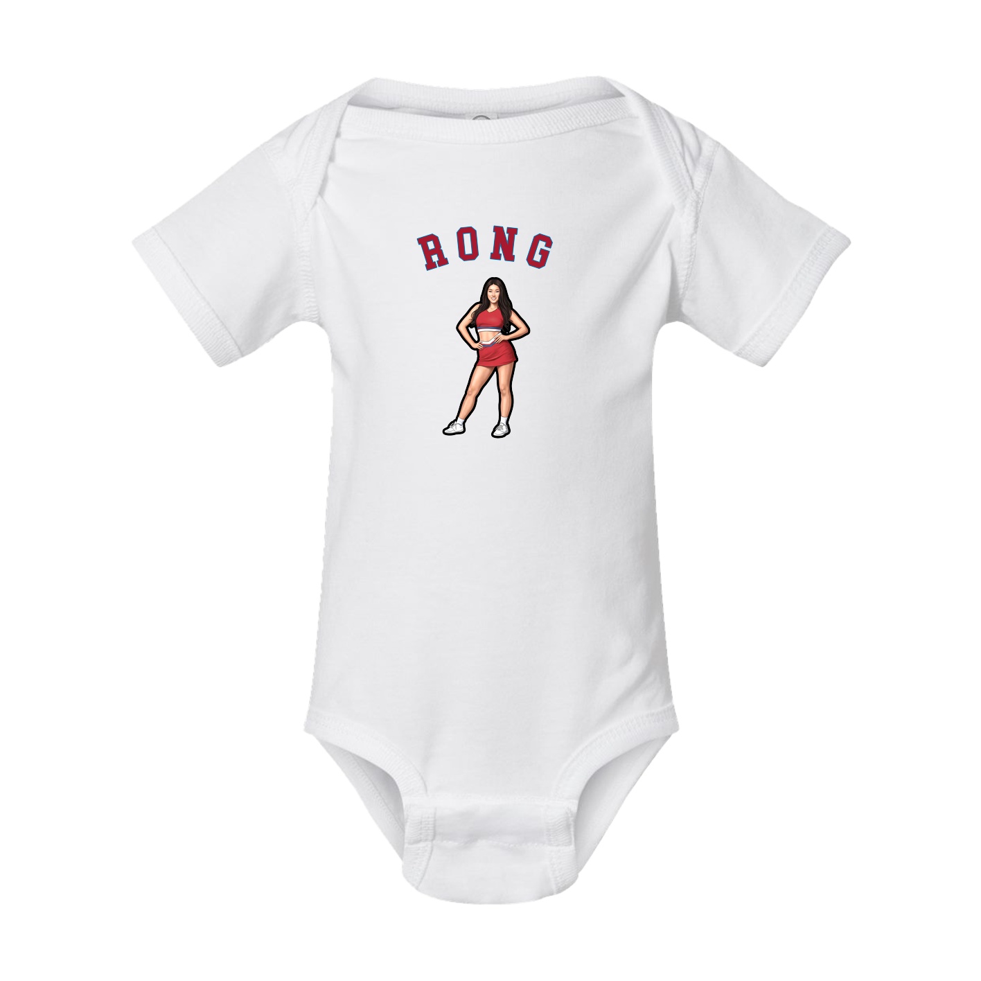 Baby Onesie — Shirsey Arch in White