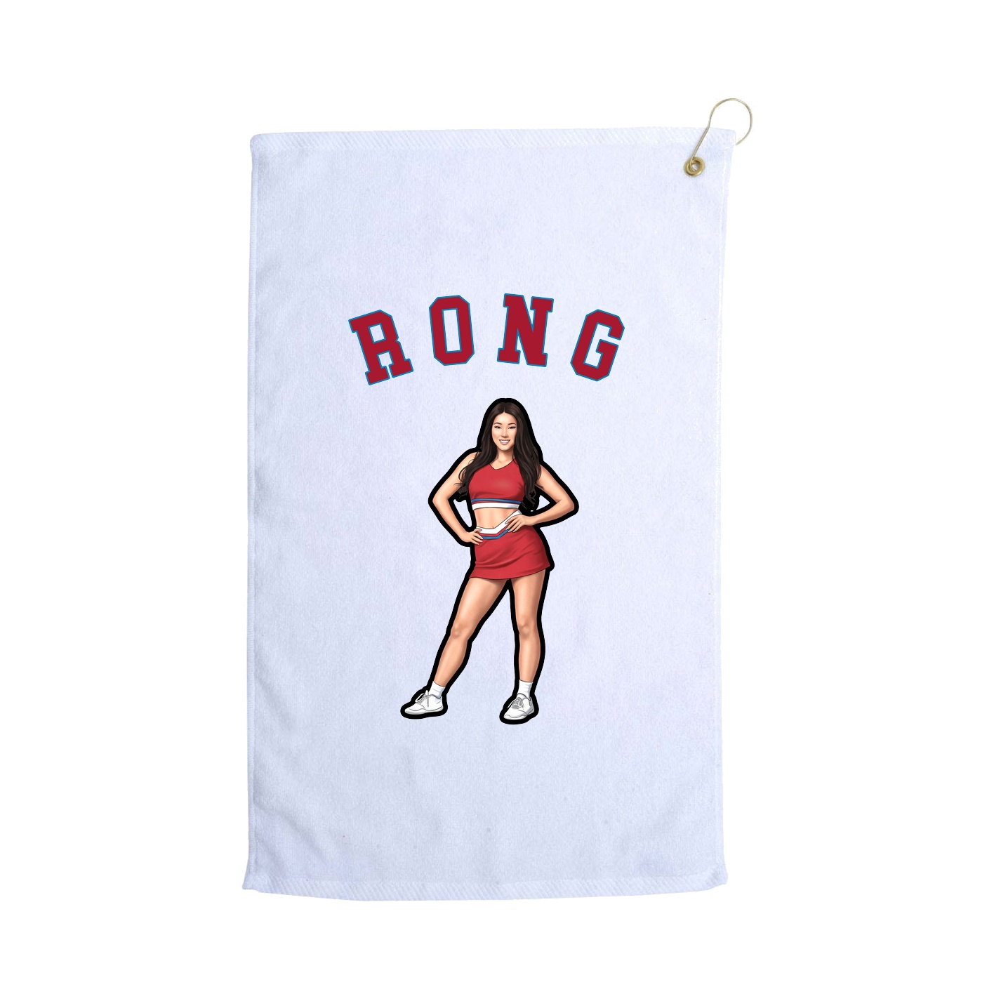Golf Towel — Shirsey Arch in White
