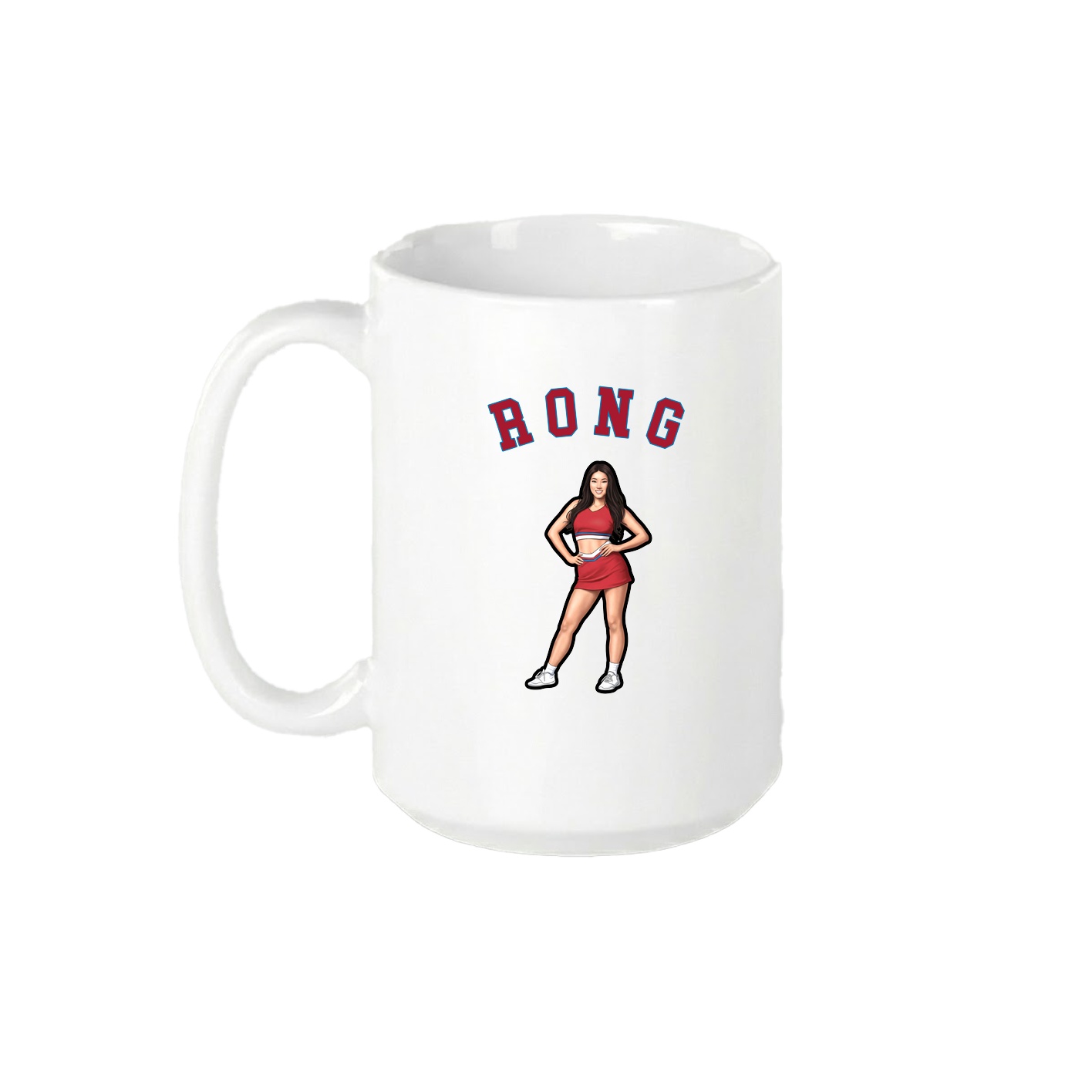 15oz Coffee Mug — Shirsey Arch in White
