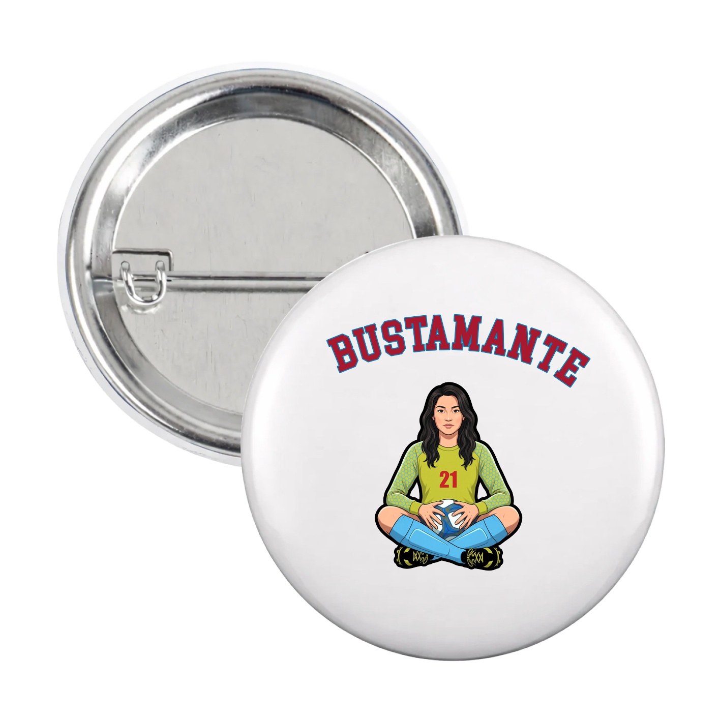 Game Day Button — Shirsey Arch in White