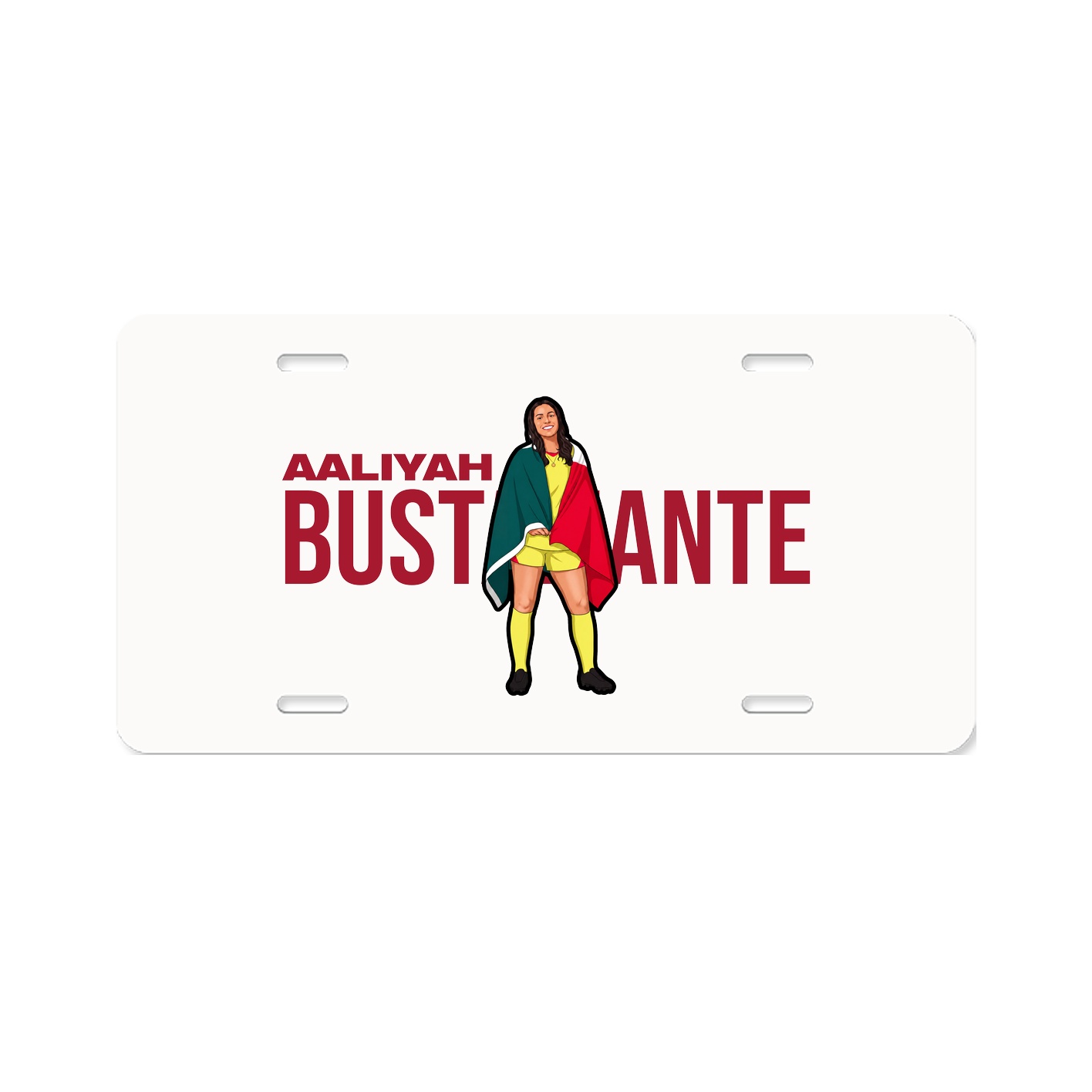 License Plate — Player Name in Classic