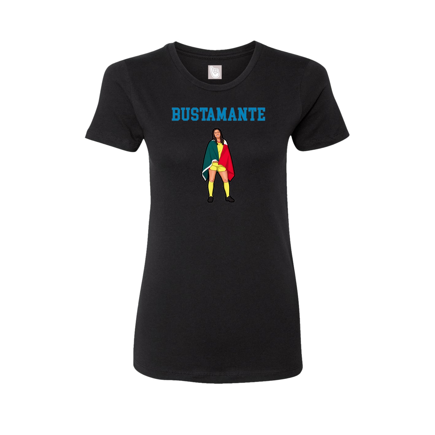 Fitted Women's Tee — Shirsey in Black