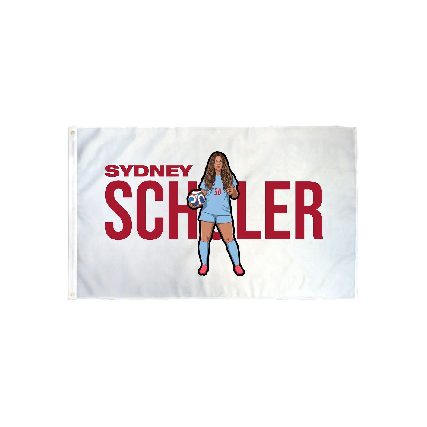3x5 Flag — Player Name in Classic