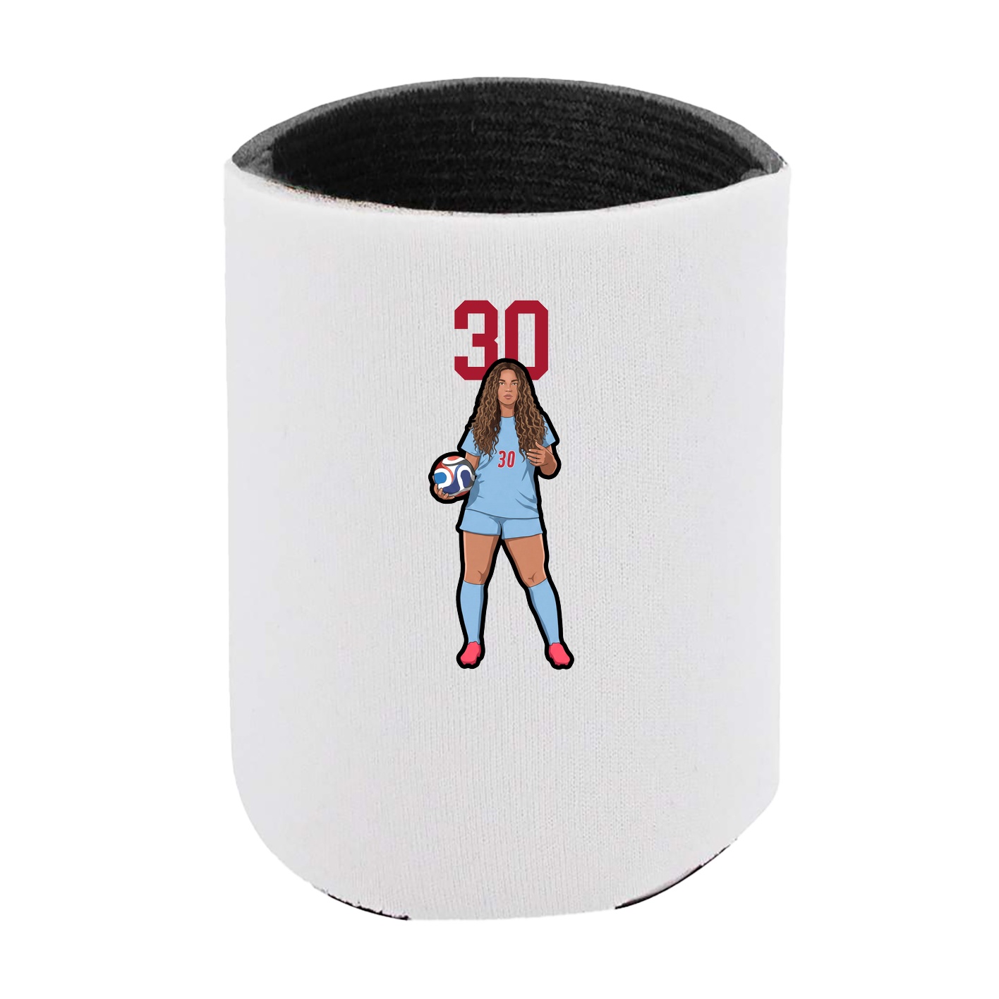 Can Holder — Number Top in White