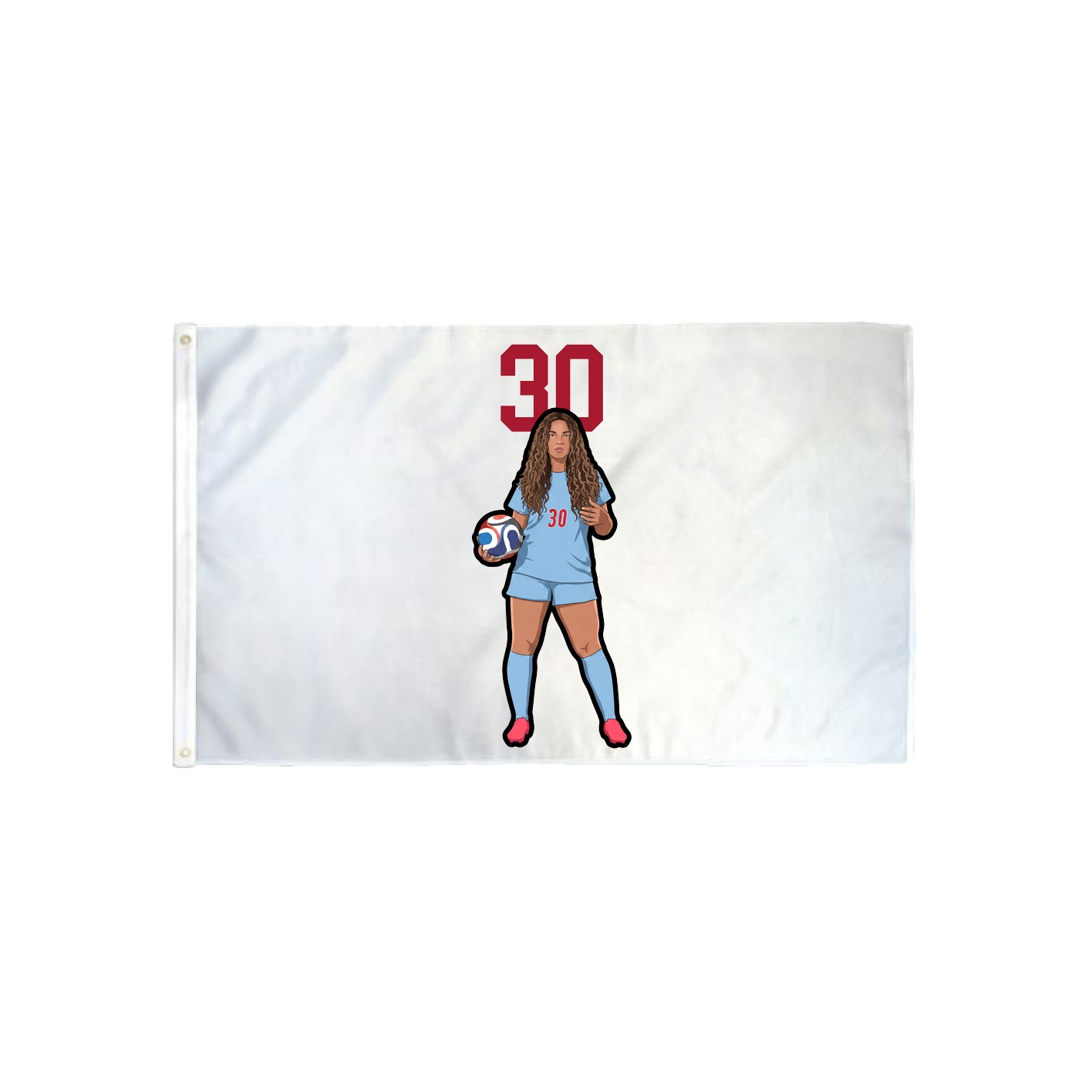 3x5 Flag — Number Top in Classic