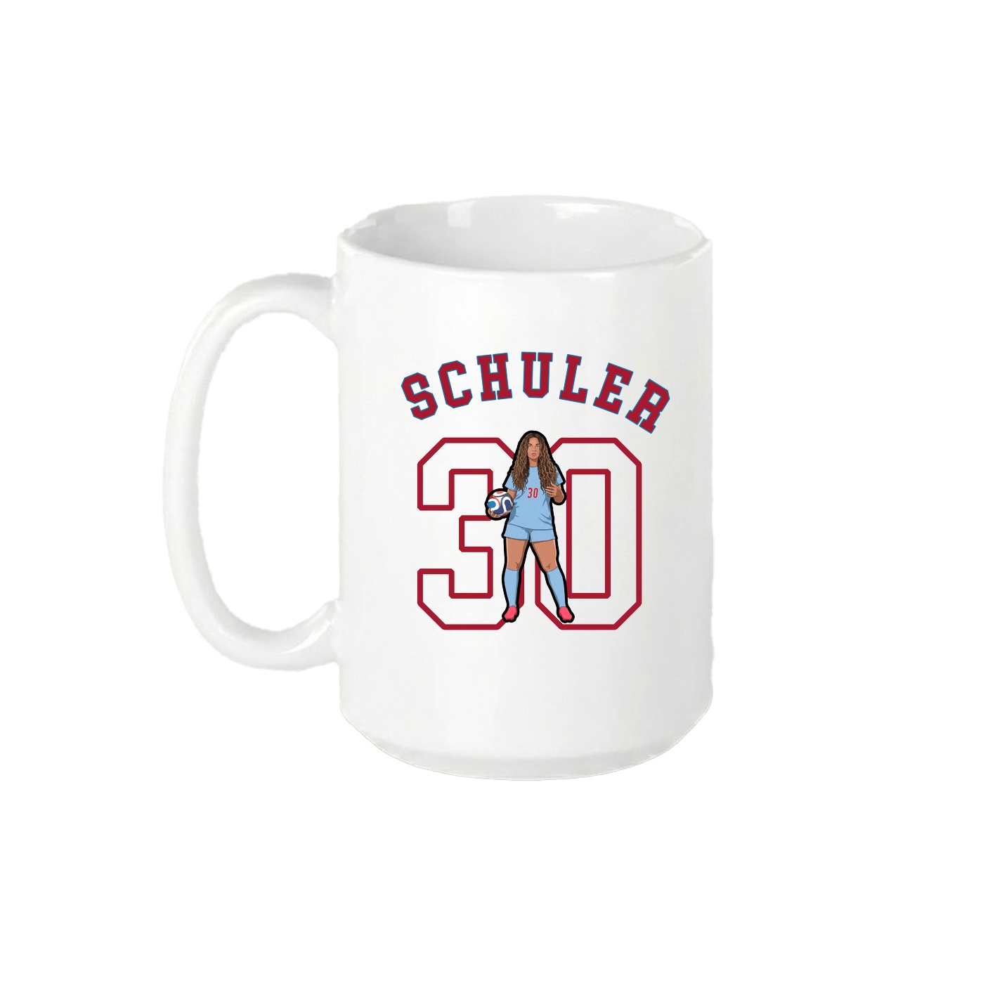 15oz Coffee Mug — Shirsey Arch in White