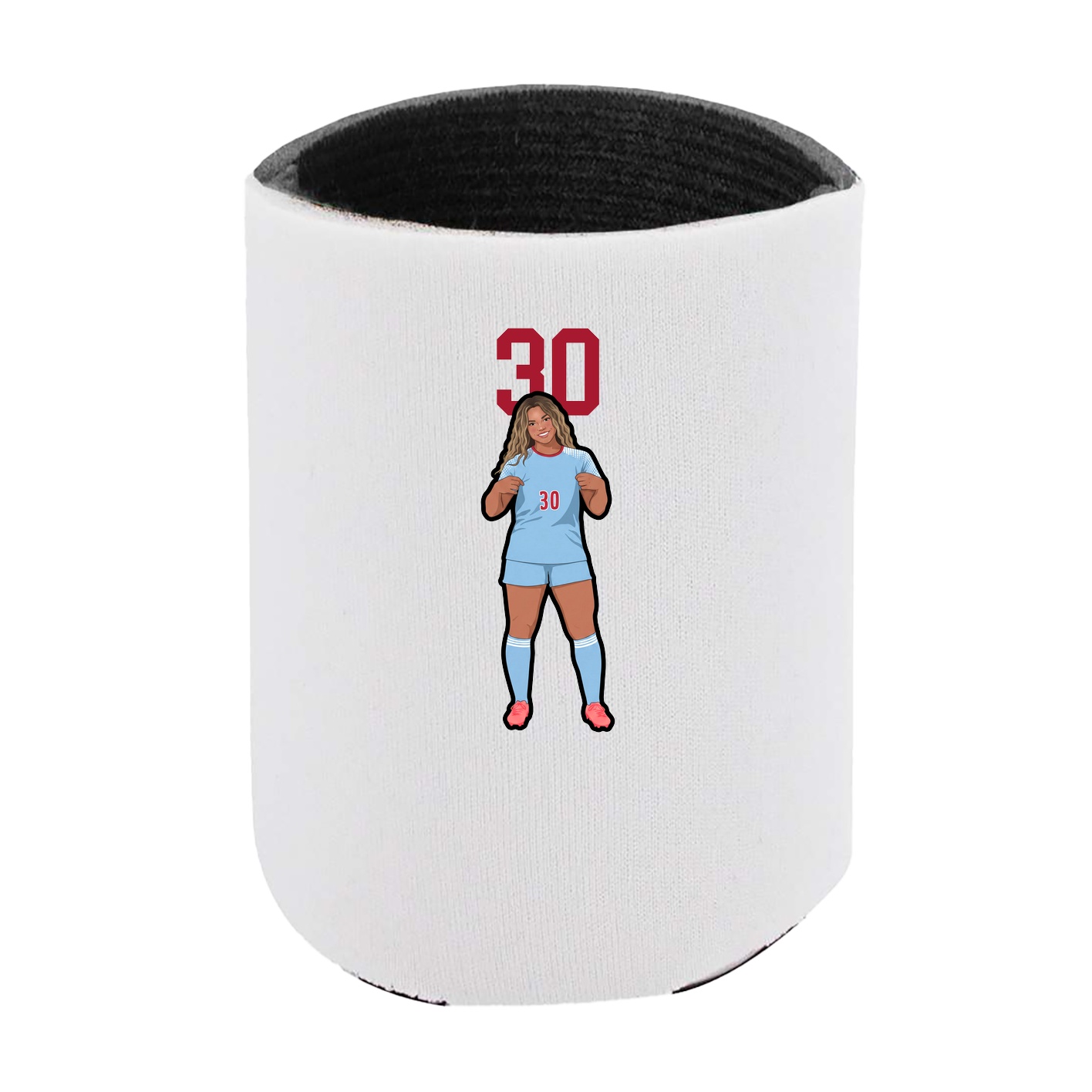Can Holder — Number Top in White