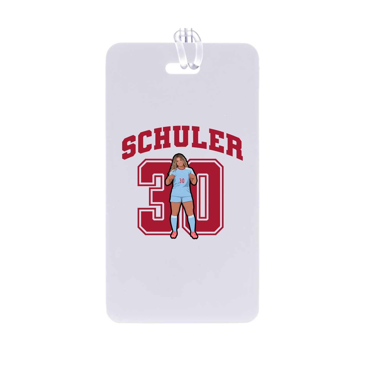Bag Tag — Number in Classic